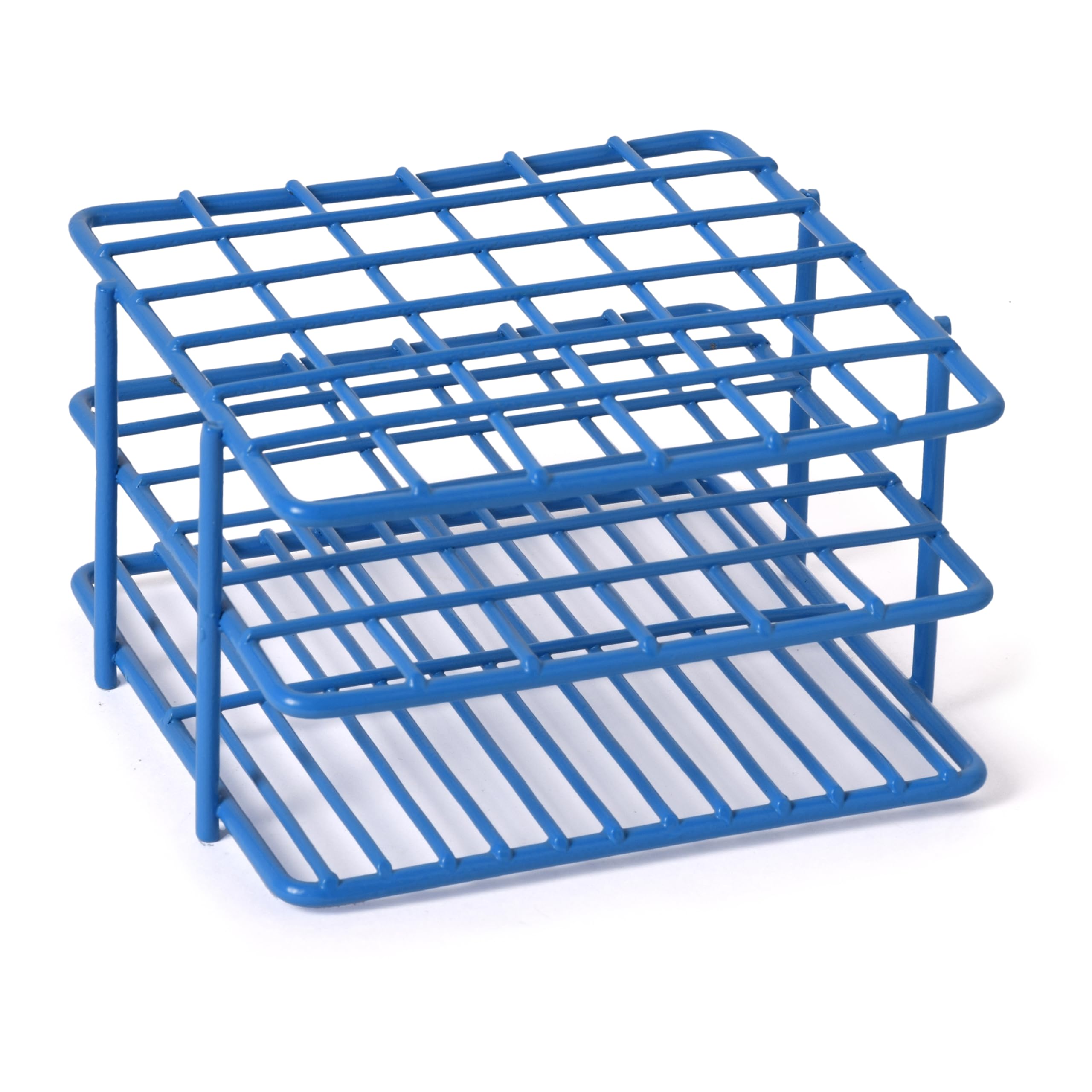 Porte-tubes à essai en acier bleu 36 trous de 10-13 mm pour laboratoire