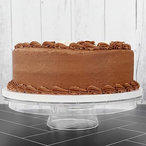 Miniatura 6 de 7Penn Soporte acrílico transparente para tartas con tapa de cúpula  Plato multifunción de 12 pulgadas para servir y ponche