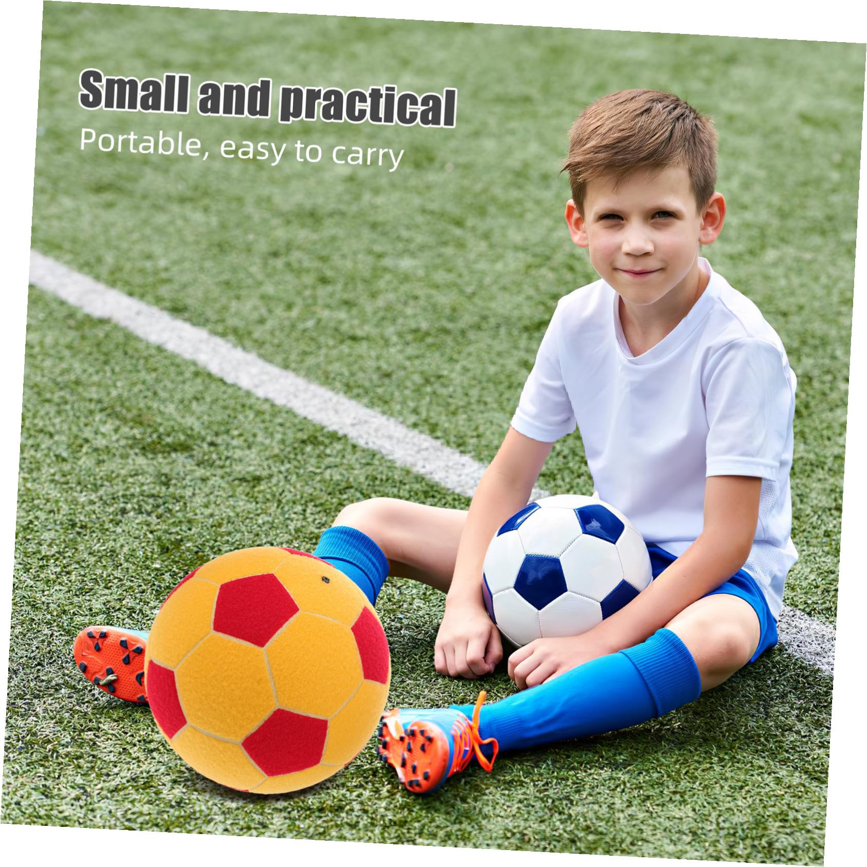 Pelota de Fútbol Pegajosa Inflable de Fieltro Entrenamiento Interactivo Interiores y Exteriores Familiar para Práctica de Habilidades