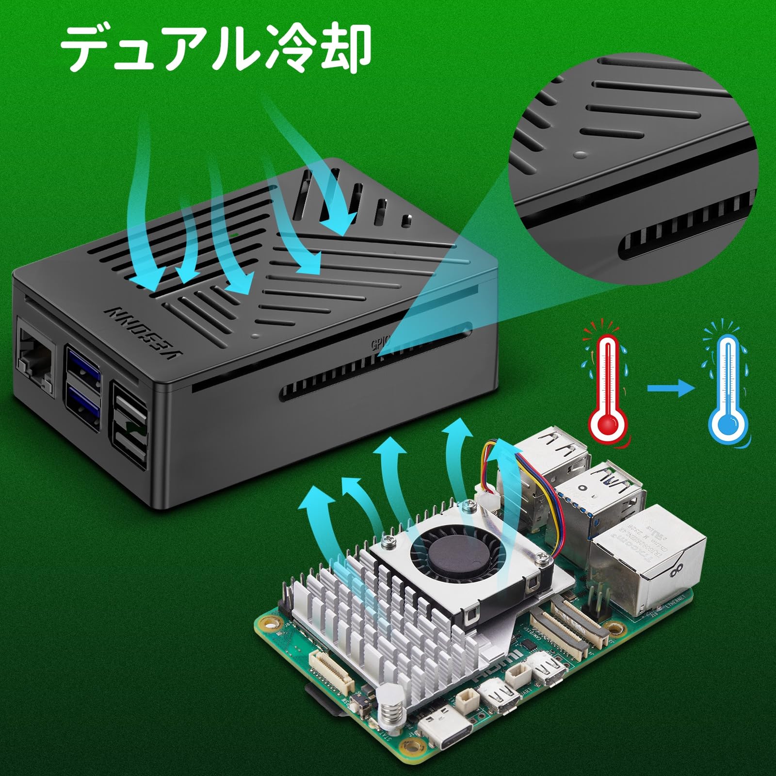 Amazon.co.jp: Vesonn ラズベリーパイ5 16GBキット技適済for Raspberry