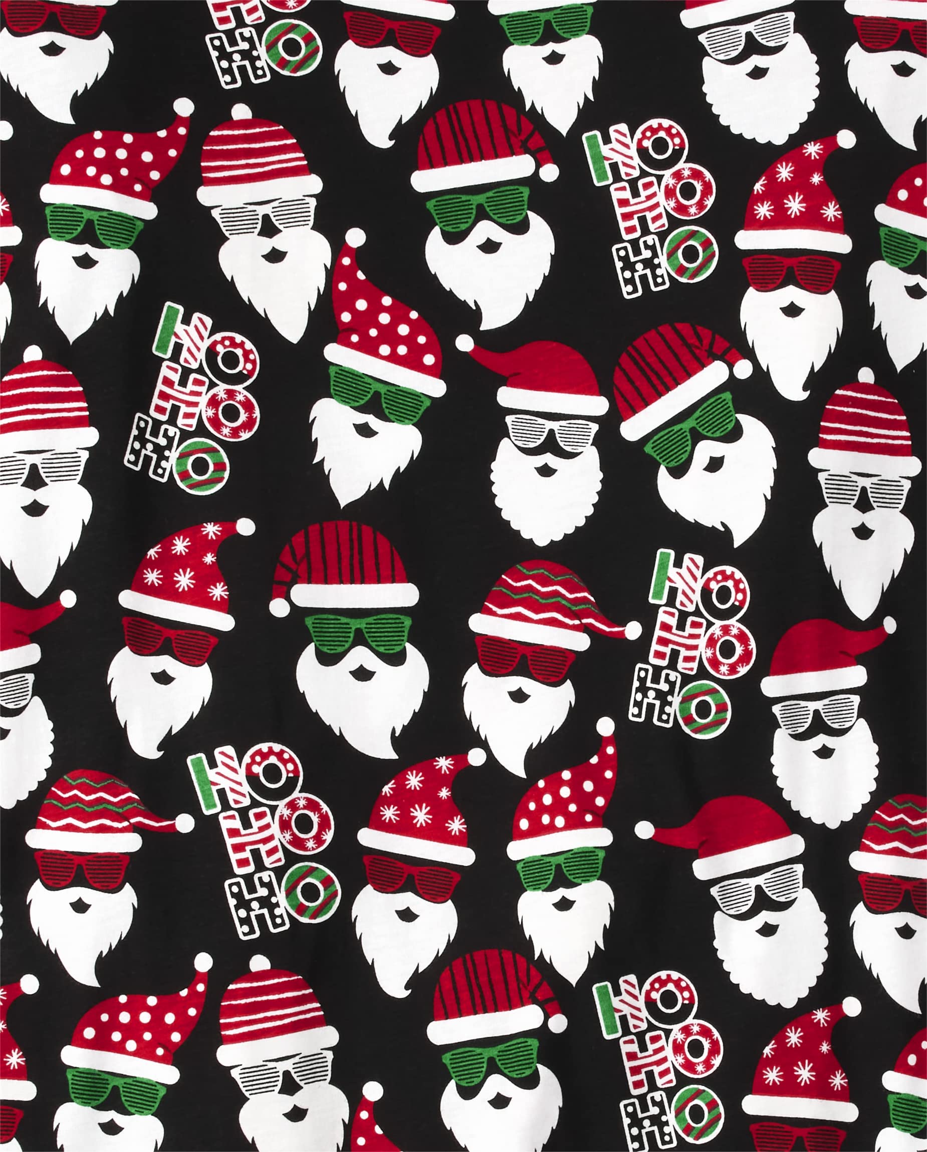 The Children's Place Baby Family Matching, Christmas and Holiday Pajama Sets, Cotton, Santa Allover, XX-Large (Adult)