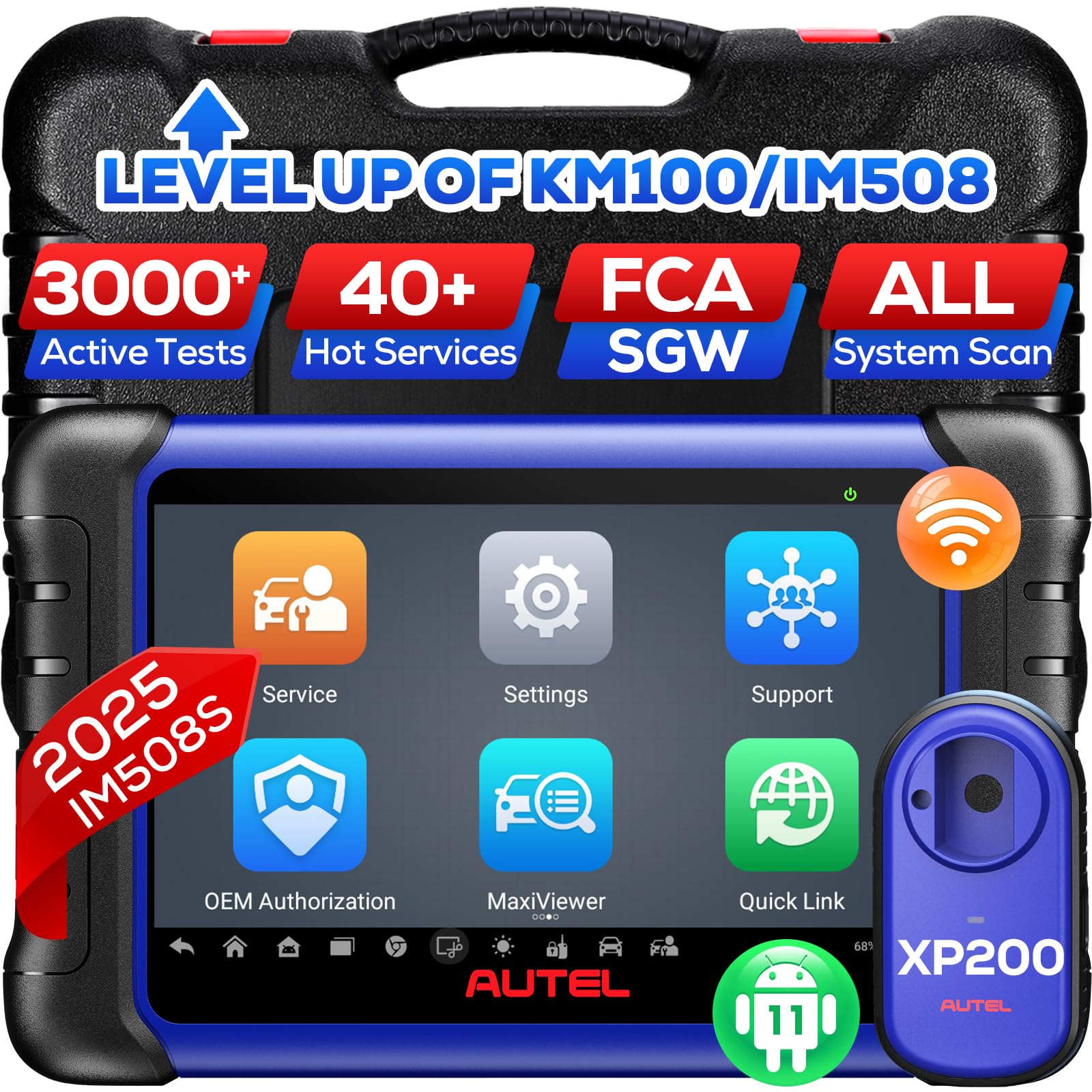 Scanner Auto Autel MaxiIM IM508S Avec XP200 - Diagnostic, Programmation Clés, IMMO - Mise à Jour 2 Ans Gratuite