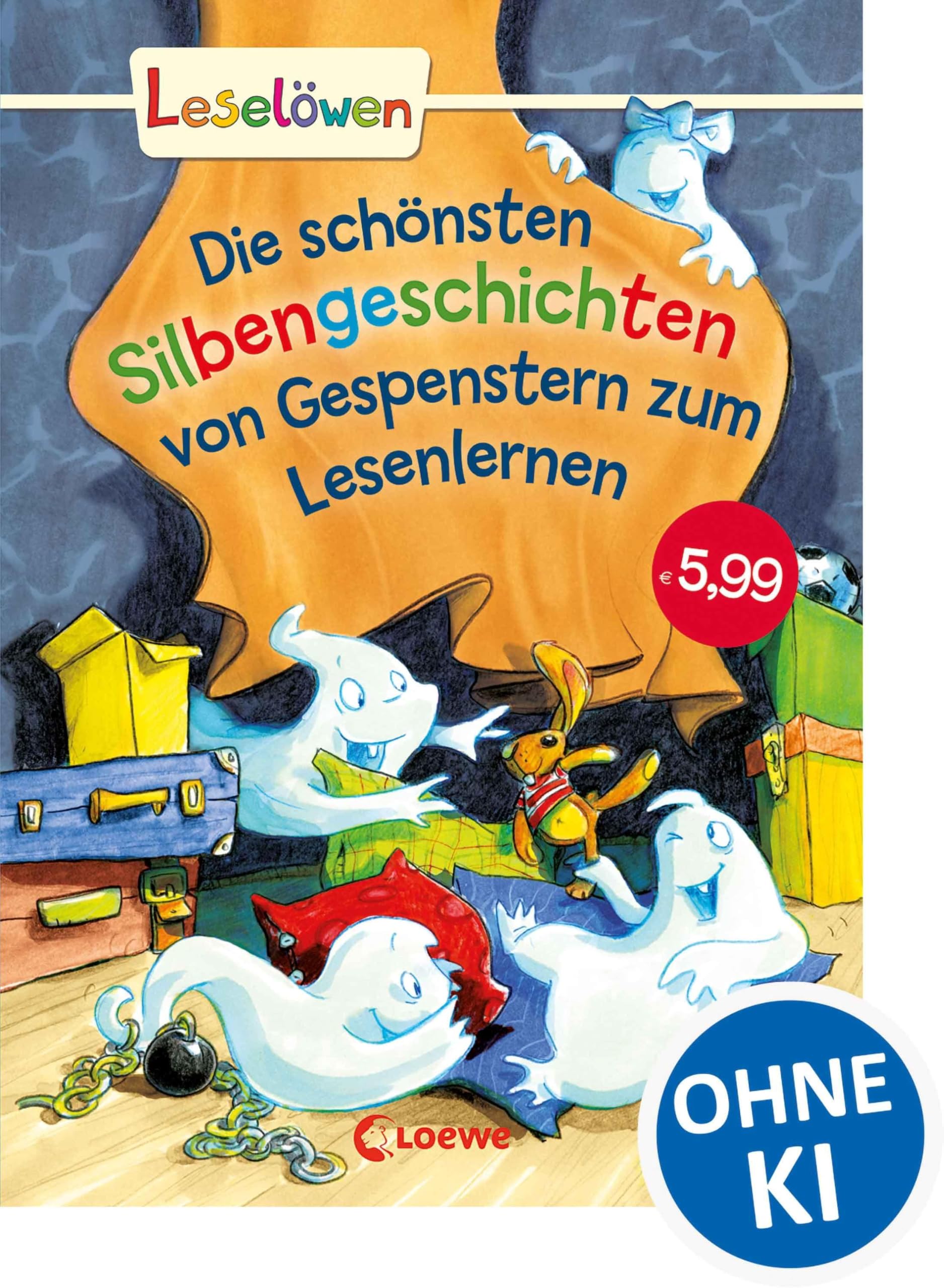 Leselöwen - Das Original - Die schönsten Silbengeschichten von Gespenstern zum Lesenlernen