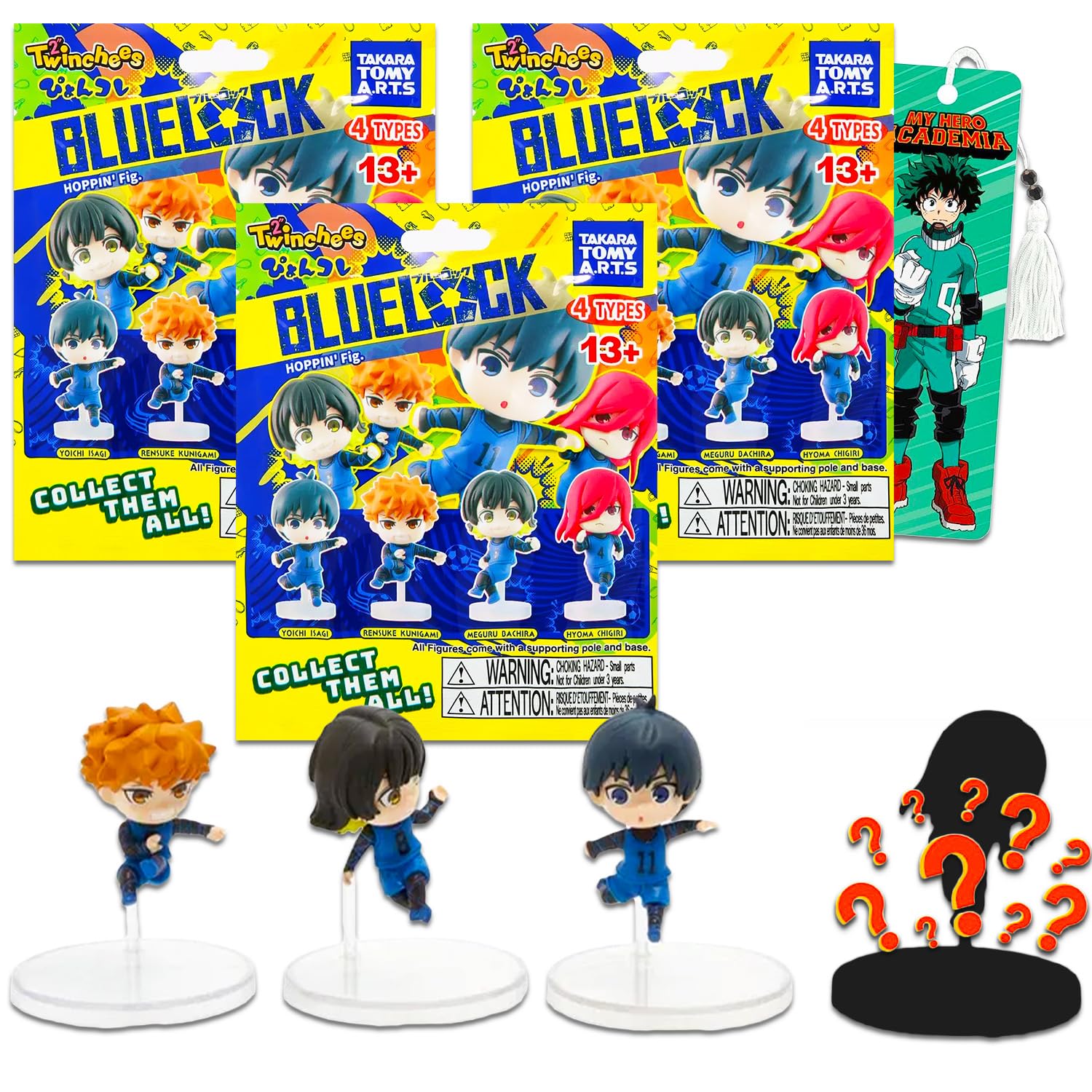 Amazon.com: Blue Lock Mini Figures Blind Bags Set - 3 Pack Mystery