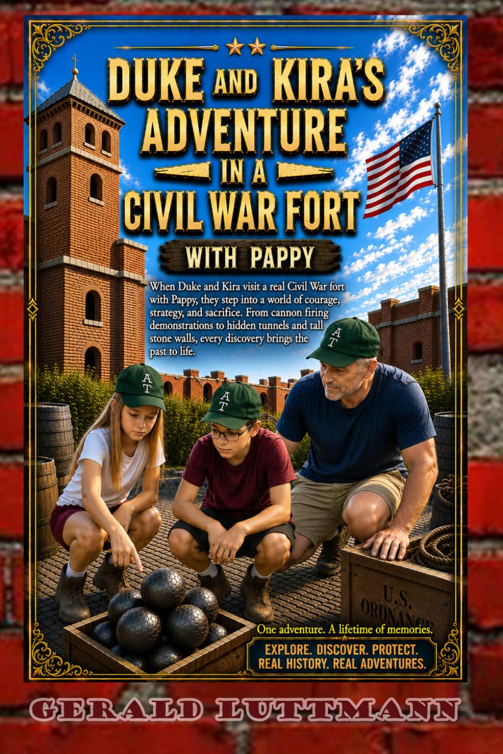 Duke and Kira's Adventure in a Civil War Fort: With Pappy
