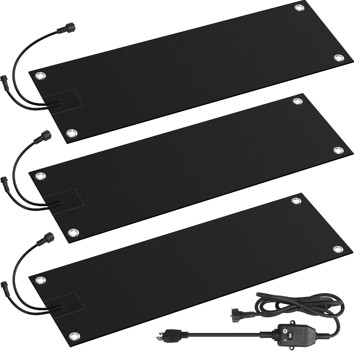 3 Pcs Heated Snow Melting Mats