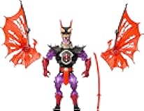 Masters of Universe Origins Turtles of Grayskull Ninjor Reptile Wars Posable Action Figure, Teenage Mutant Ninja & Motu Crossover Villain Ninja Toy