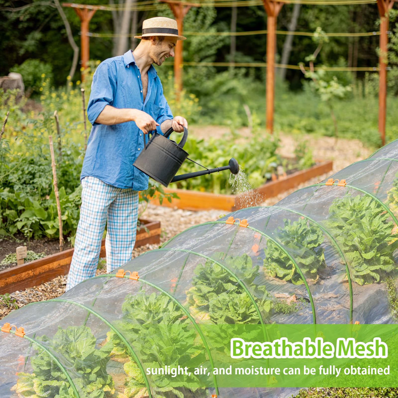 Moustiquaire De Jardin En Maille Ultra Fine Pour Protéger Les Légumes, Les Plantes, Les Cultures Fruitières, Les Insectes (3,8 X 10 M