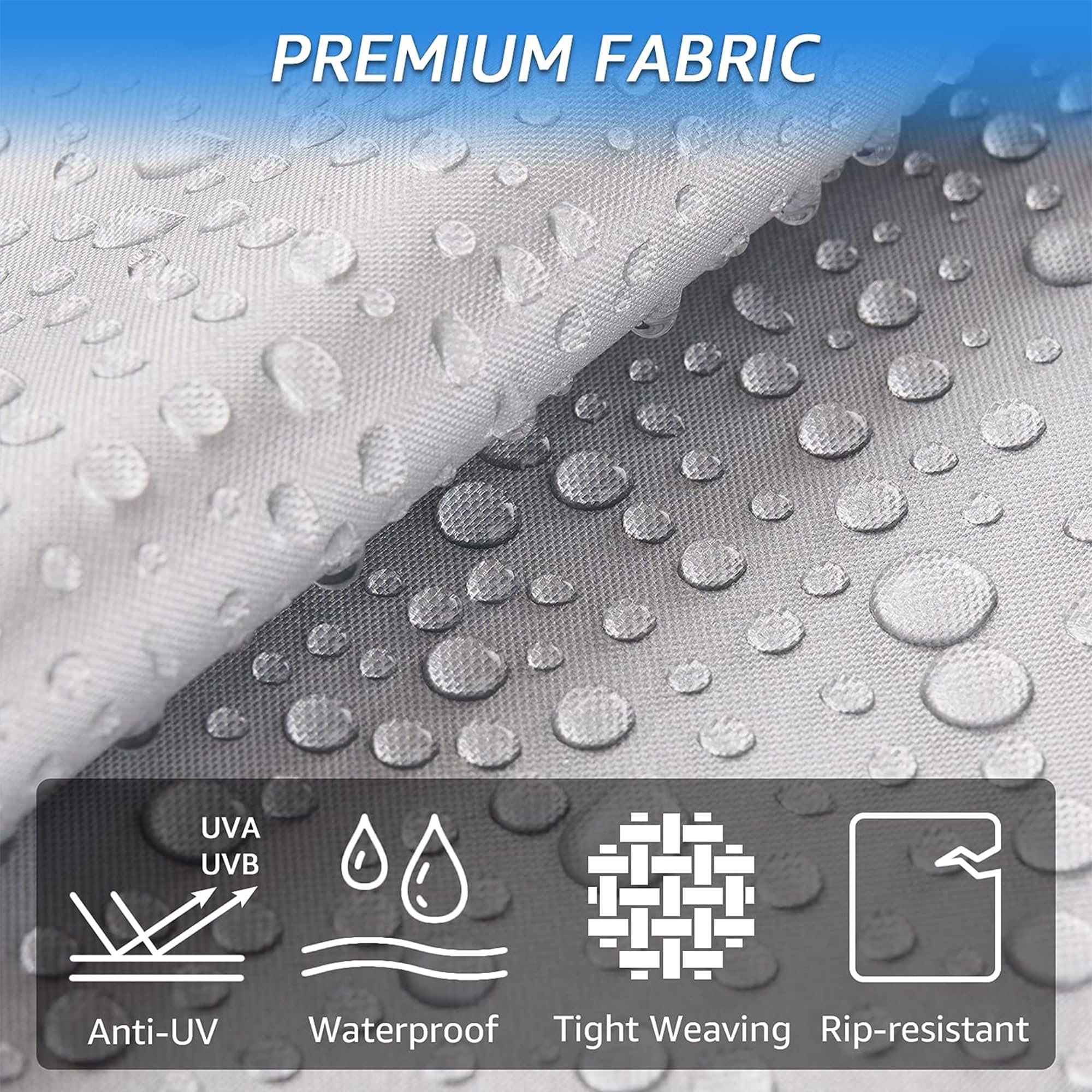 SELIMON 300D Top Travel Trailer RV Cover