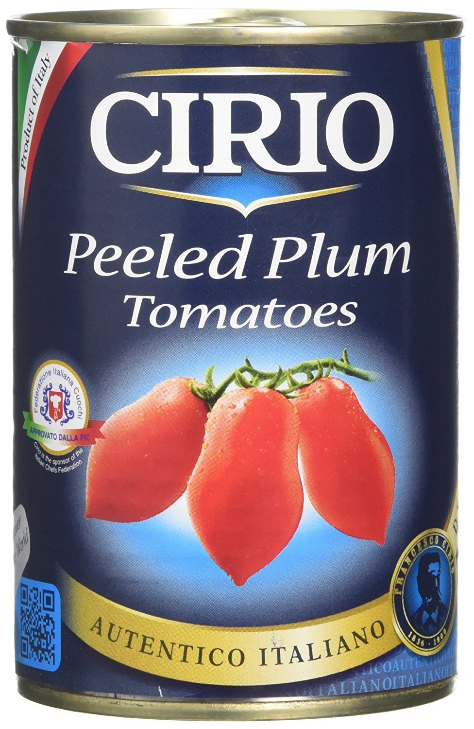 Cirio Peeled Plum Tomatoes, 400g