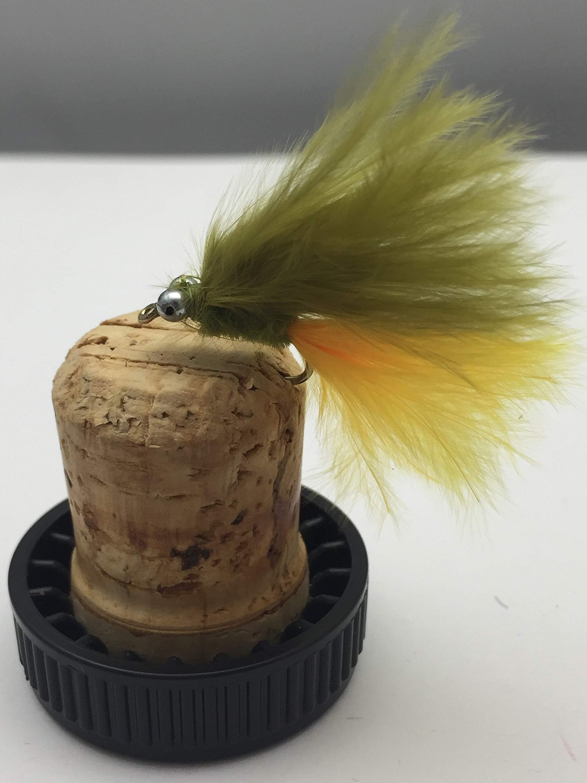 Fly Fishing PRIME collection Mini Cats Whiskers Dawsons Olive lures for trout Size 12 Pack of 12 UK Packed