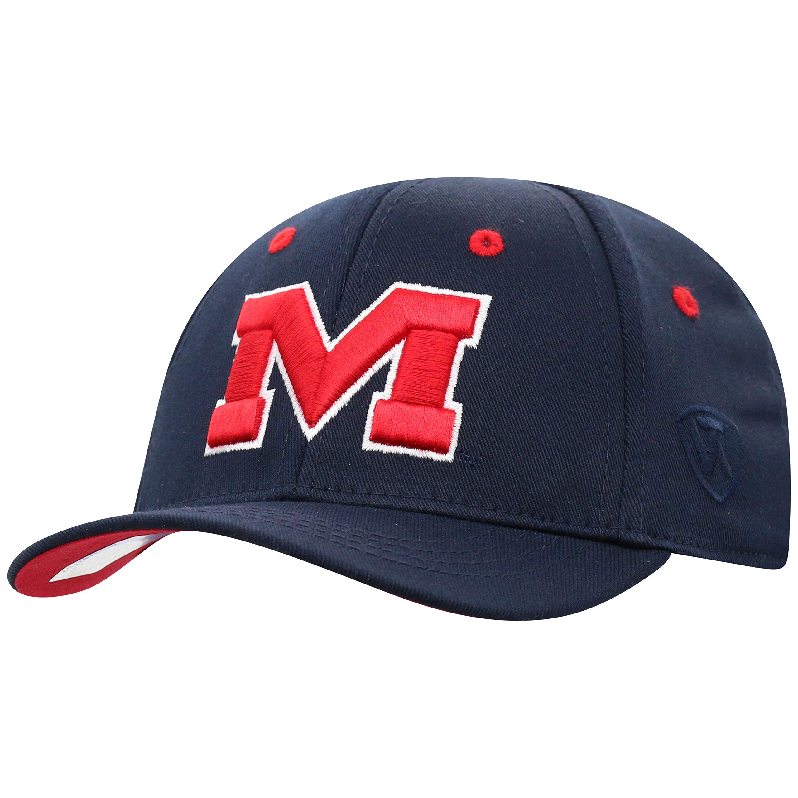 Top of the World Mississippi Old Miss Rebels Youth Hat Icon, Navy, Adjustable, Mississippi Old Miss Rebels Navy