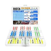 Vista 11 de 455 PCS Conectores de Empalme Autosoldantes Termorretráctiles, Kit de Conectores de Cable con Sellado de Soldadura, Conector de Empalme de Cable
