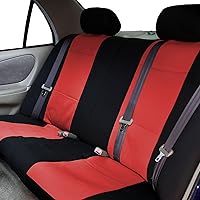 Vista 25 de FH Group - Juego completo de fundas de neopreno para asiento trasero dividido y delantero de respaldo bajo de auto/sedán/SUV, de neopreno, ajuste