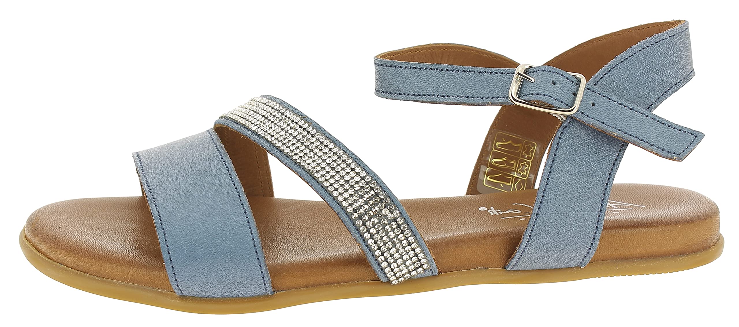 Andrea Conti Women's Sandals, Infinity Blue, 40 EU, Infinity Blue, 8 UK