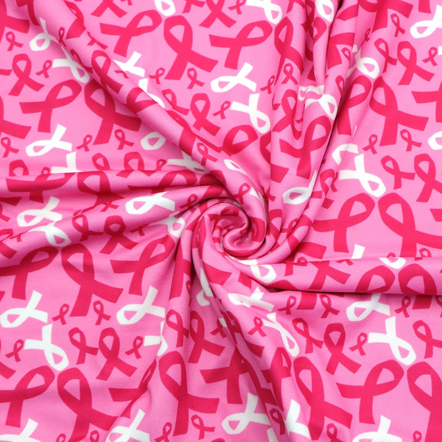 David Angie Pink Breast Cancer Printed Double Brushed