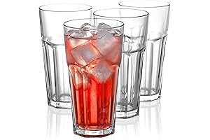 Clear Water Co. Premium Quality Clear Highball Glasses