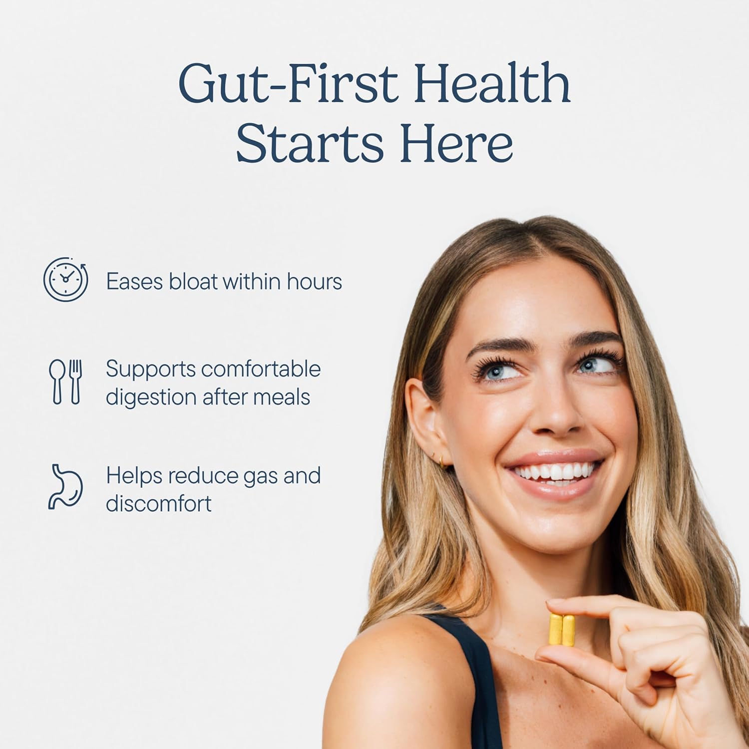 Zenwise Health No Bloat Digestive Enzymes for Gut Health, Gas & Bloating Relief - Multi Enzymes Digestion Supplement with Probiotics, Ginger, Turmeric Dandelion & Lactase - Men & Women - 160 Count