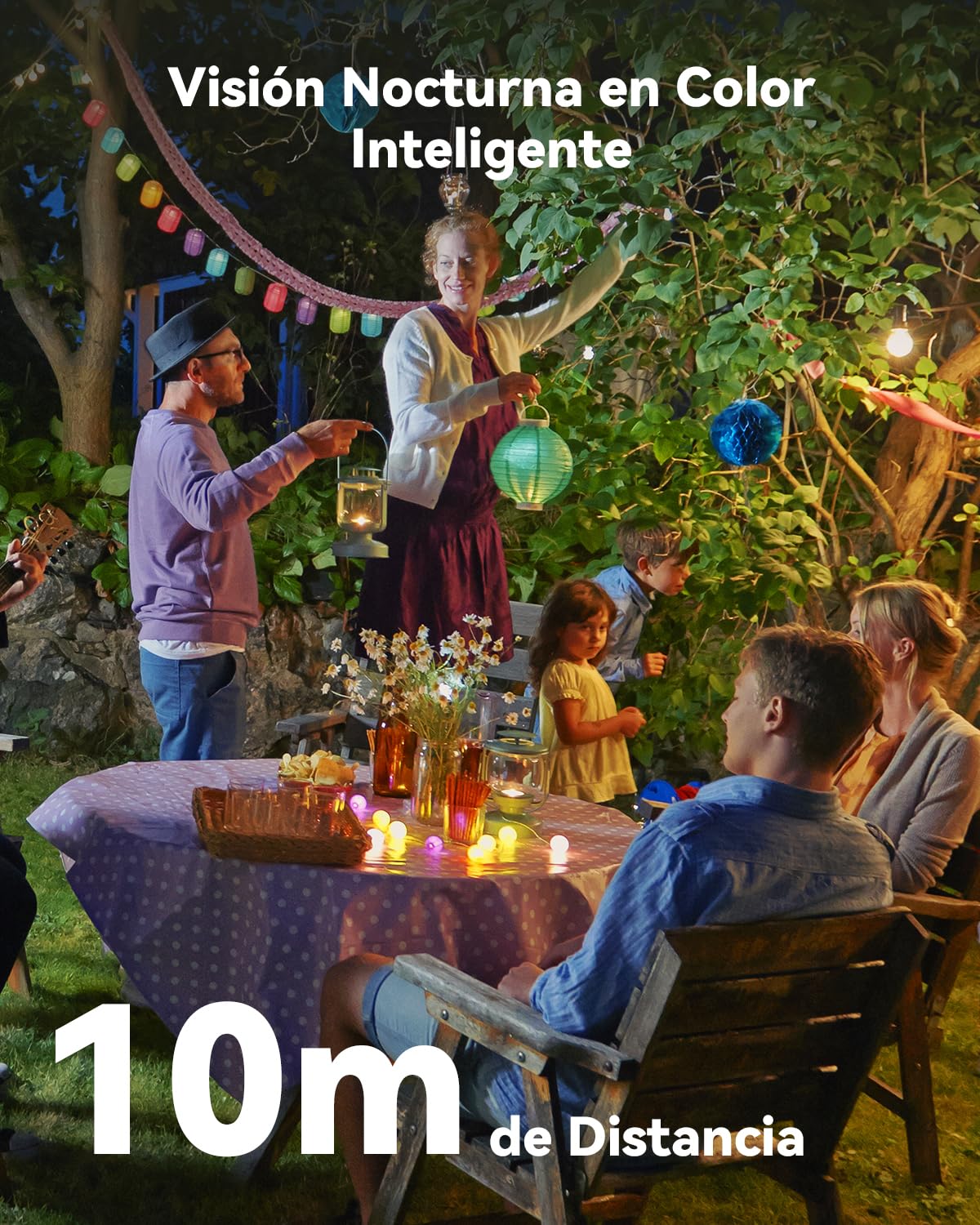 Imou 3K Cámara Vigilancia Exterior Solar con Batería, Cámara Exterior Sin Cable, Visión Nocturna en Color, Detección de Humana, Audio Bidireccional, Admite Tarjeta SD 256G, IP66, Cell 3C+Solar Panel