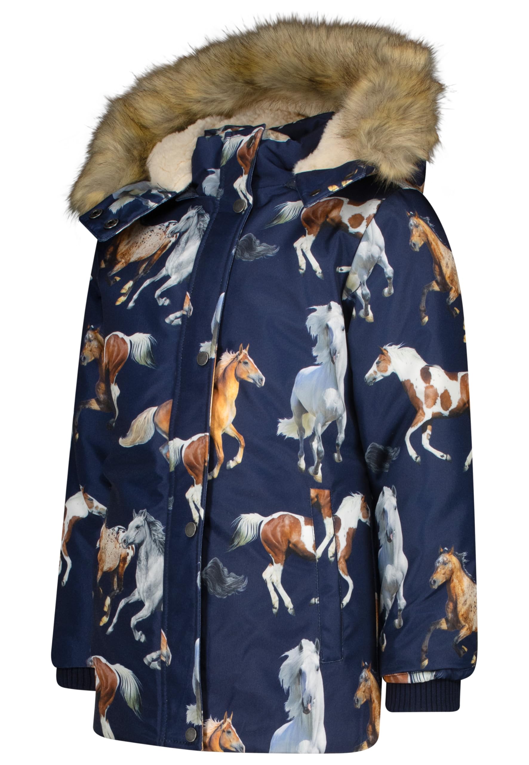 SALT AND PEPPER Mädchen Girls Outdoor Jacket Horse Aop Jacke