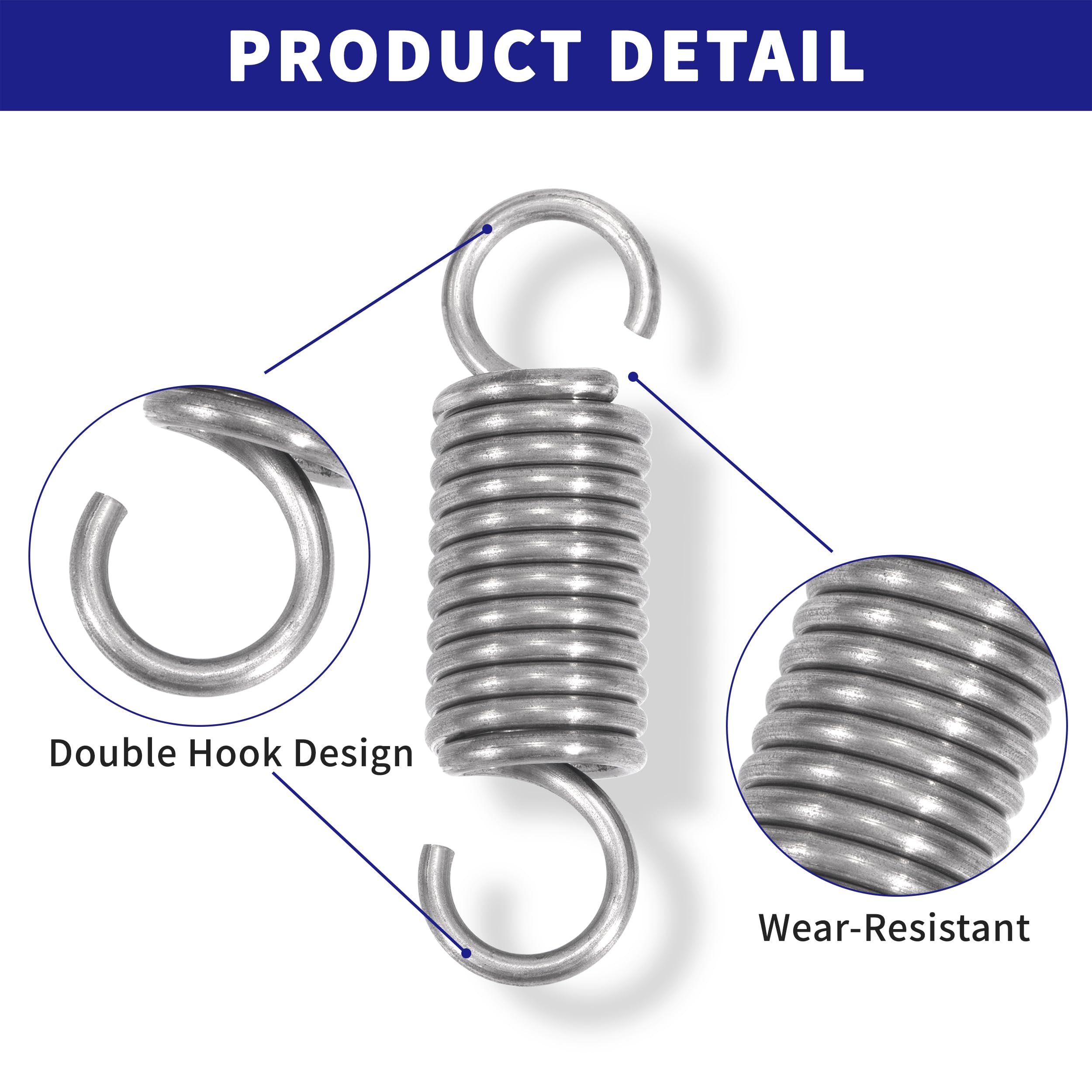 INNAL Set 300 Molle A Compressione In Acciaio Inox 304 – 23 Dimensioni Assortite In Scatola Trasparente, Ideali Per Riparazioni, Auto, Fai-da-te E Artigianato