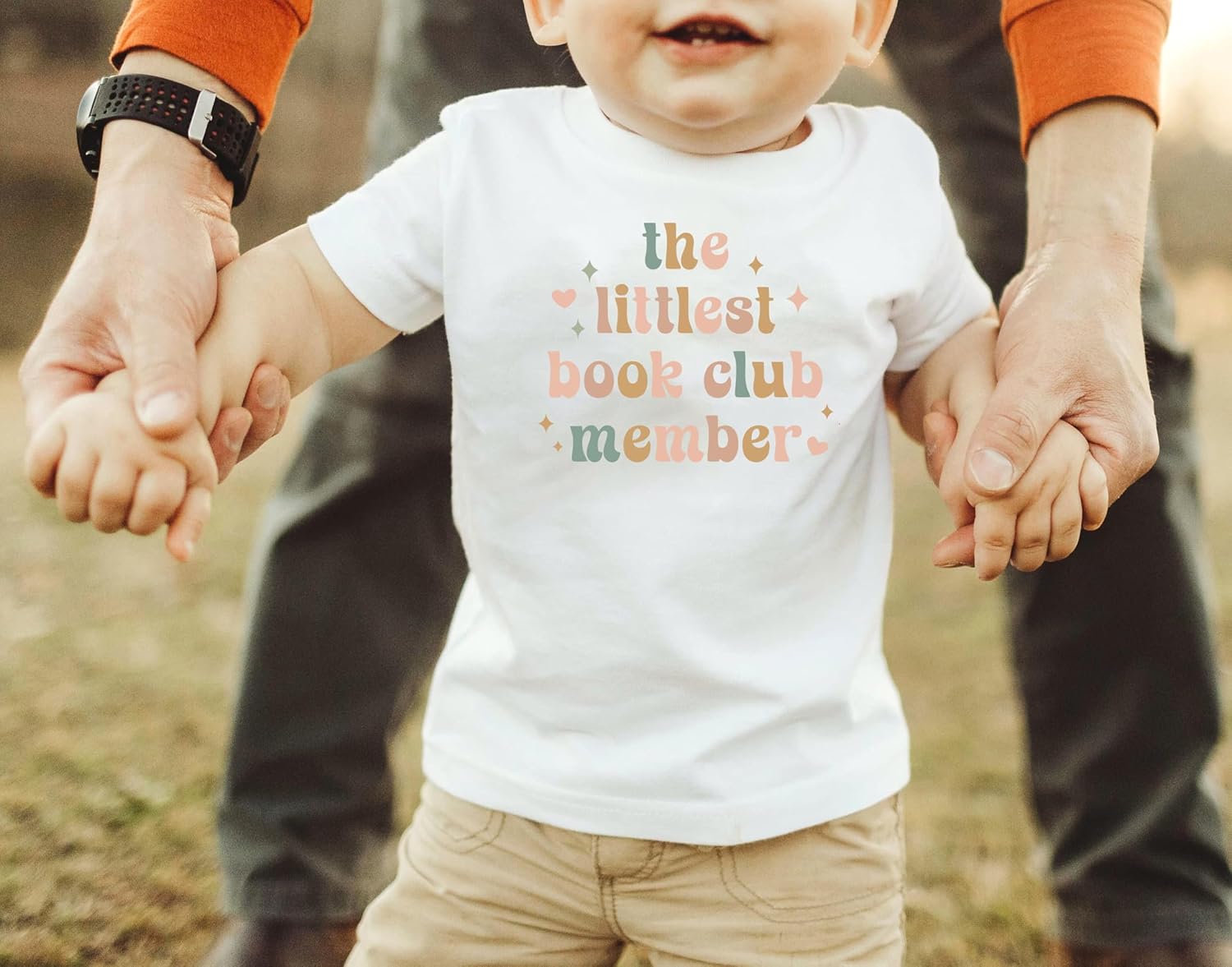Littlest Book Club Member Bodysuit Rainbow Groovy Future Read Book Lover Shirt Cute Teacher Pregnancy Announce