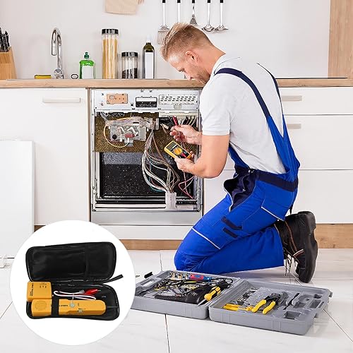 Miniatura 4 de KJHBV Disyuntor de teléfono con cable Trazador de cable de tóner de cable Trazador de alambre eléctrico Trazador de alambre generador de tono y