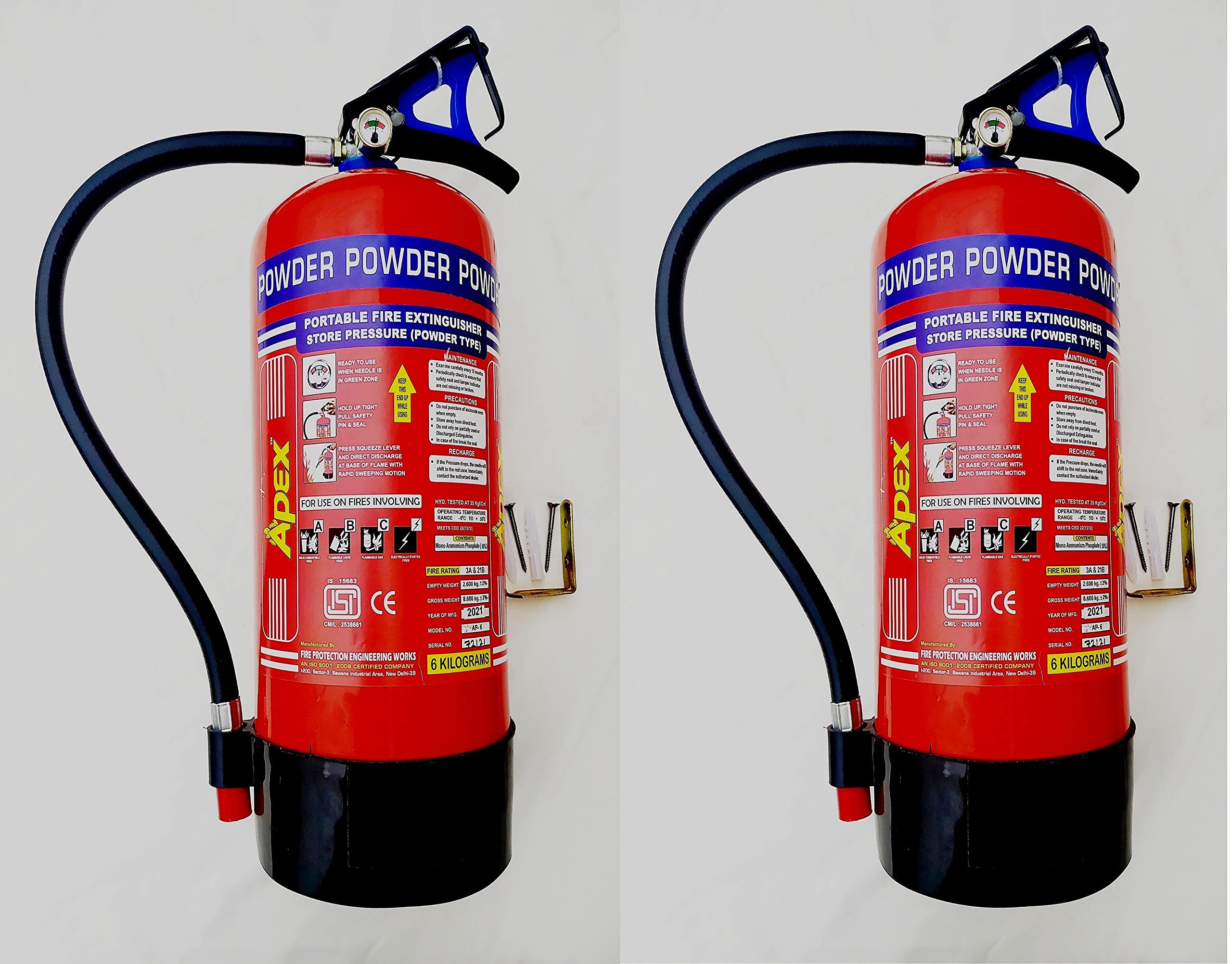 Buy fire Cylinder 6kg Economy fire Extinguisher 6kg (ABC Powder fire