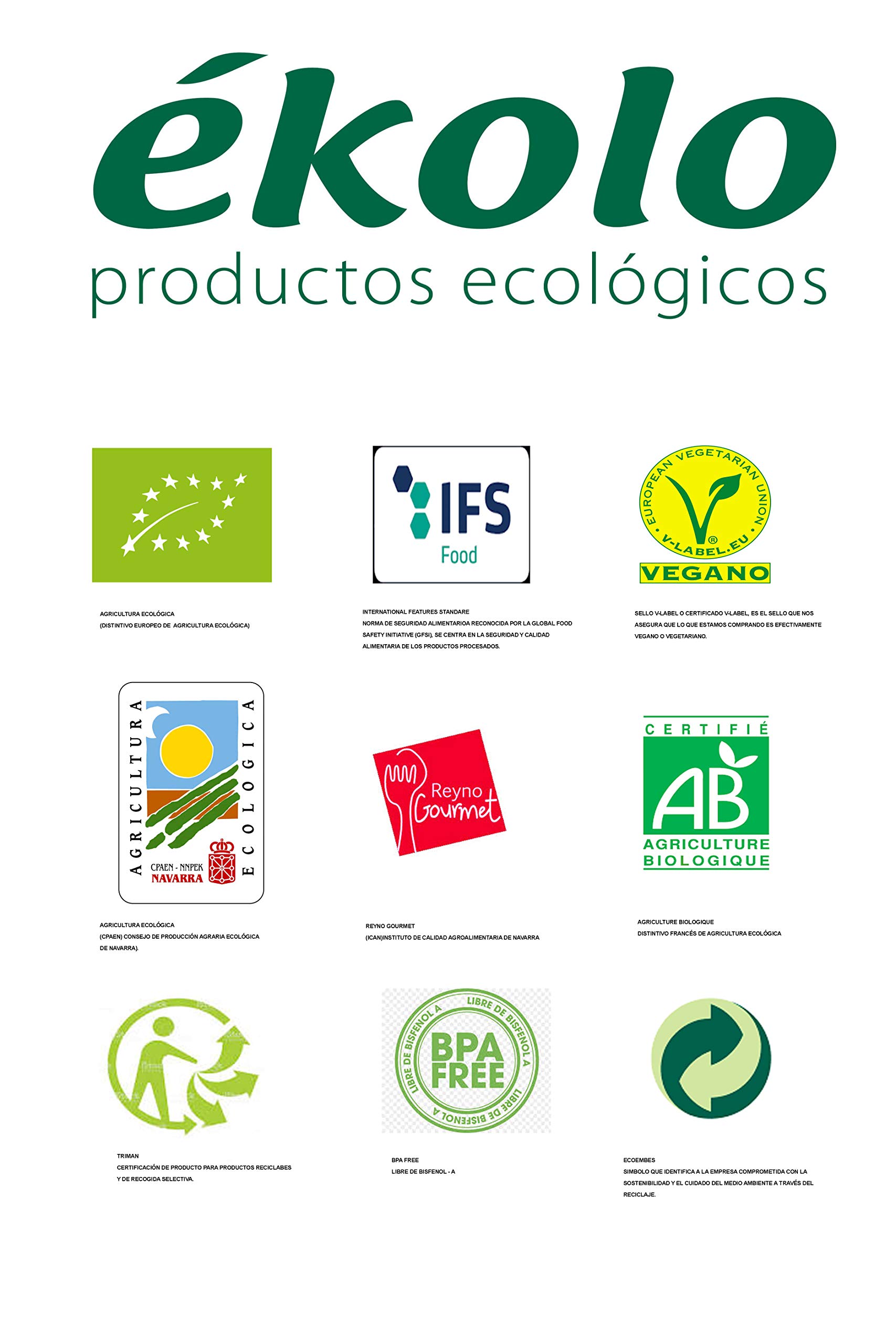 Zumo de Arándanos, Ecológico 100% Exprimido, 6 Botellas x 750 ml., 4.500 ml