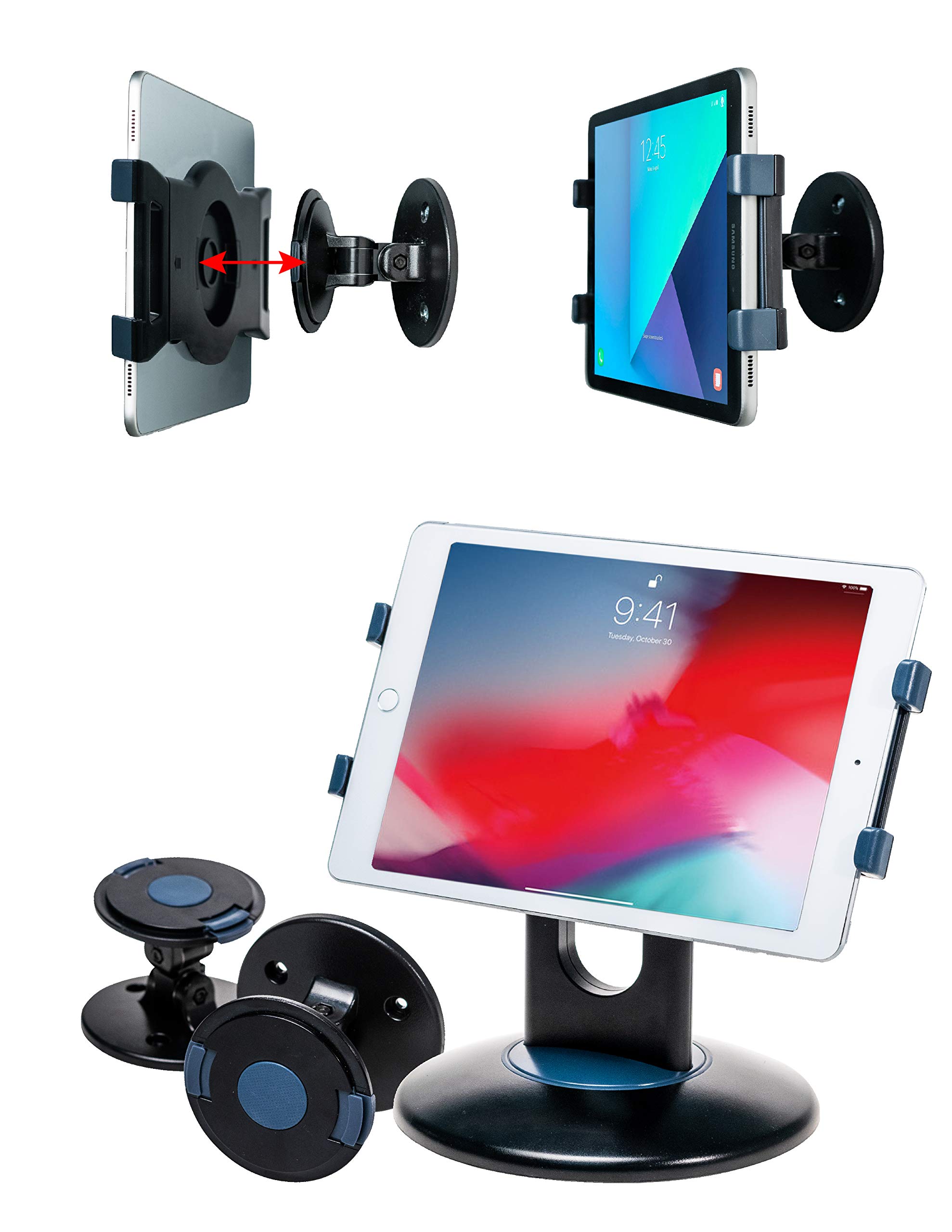 CTA Digital Quick-Connect Wall and Desk Mounting Kit for Tablets