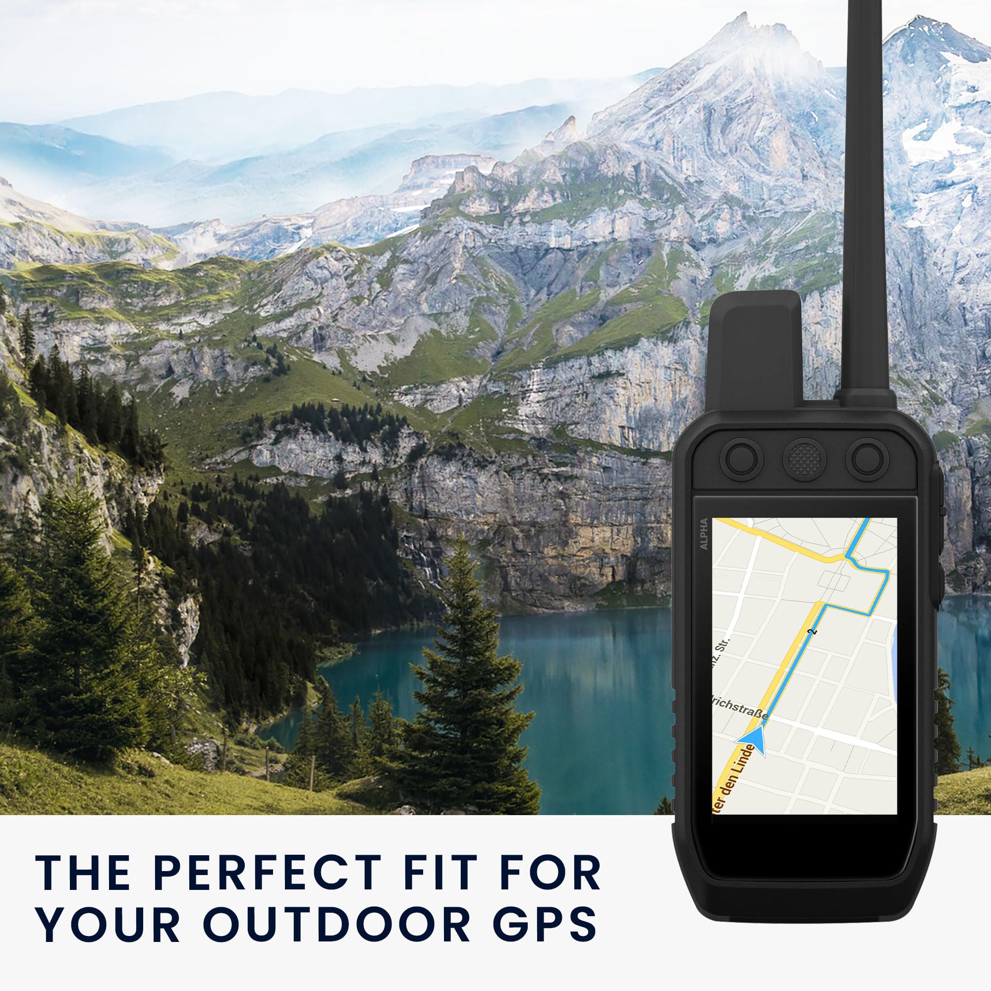 Protecteur D'écran Pour Garmin Alpha 200/200i - Lot De 2 Films PET Anti-rayures Haute Sensibilité - Protection Complète Et Anti-reflets
