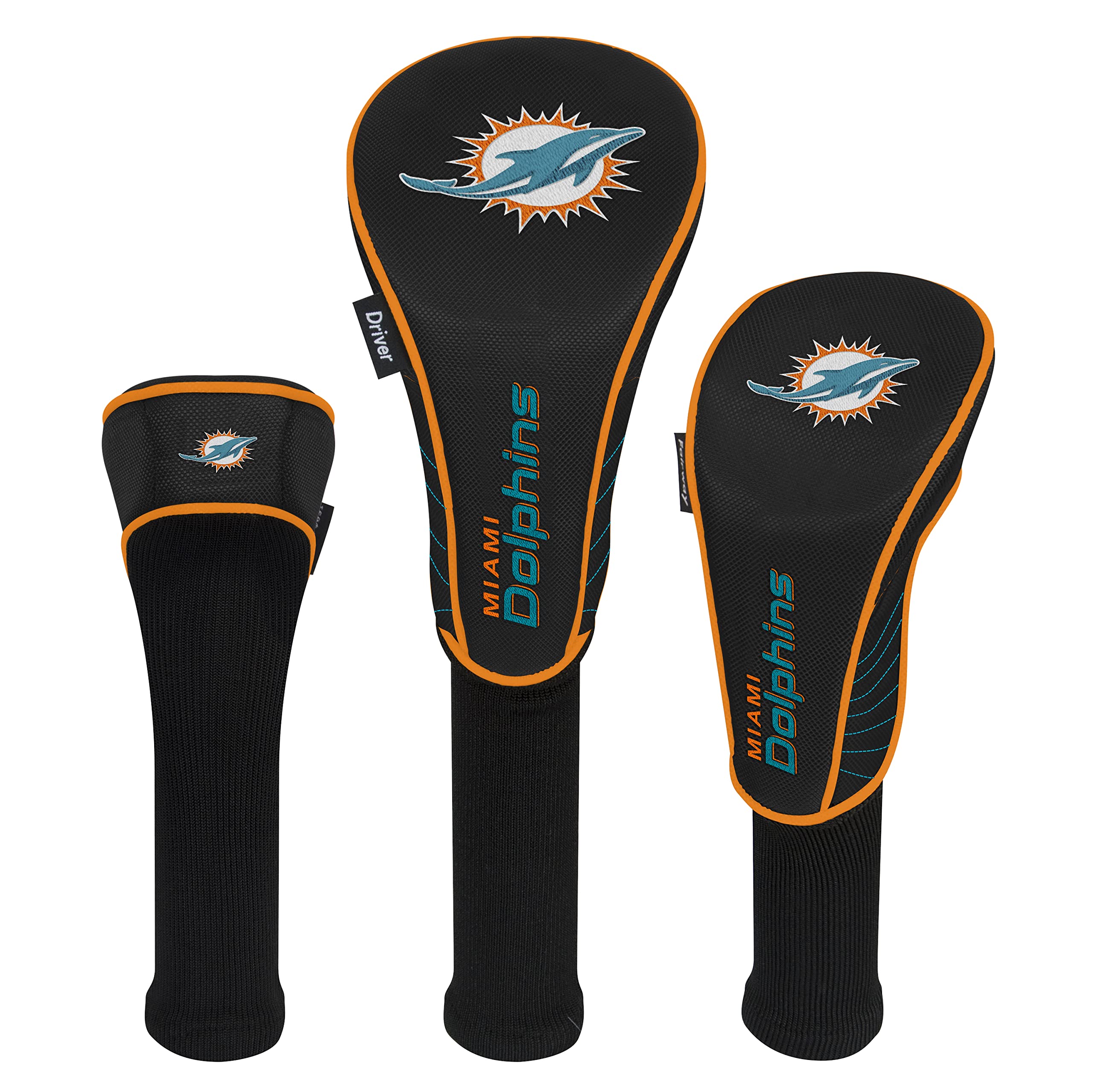 Team Effort Set of Three Headcovers NFL Miami Dolphins