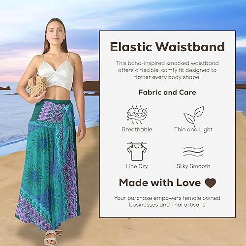 Miniatura 4 de Joob Joob Faldas largas boho para mujer - Falda maxi hippie bohemia de verano