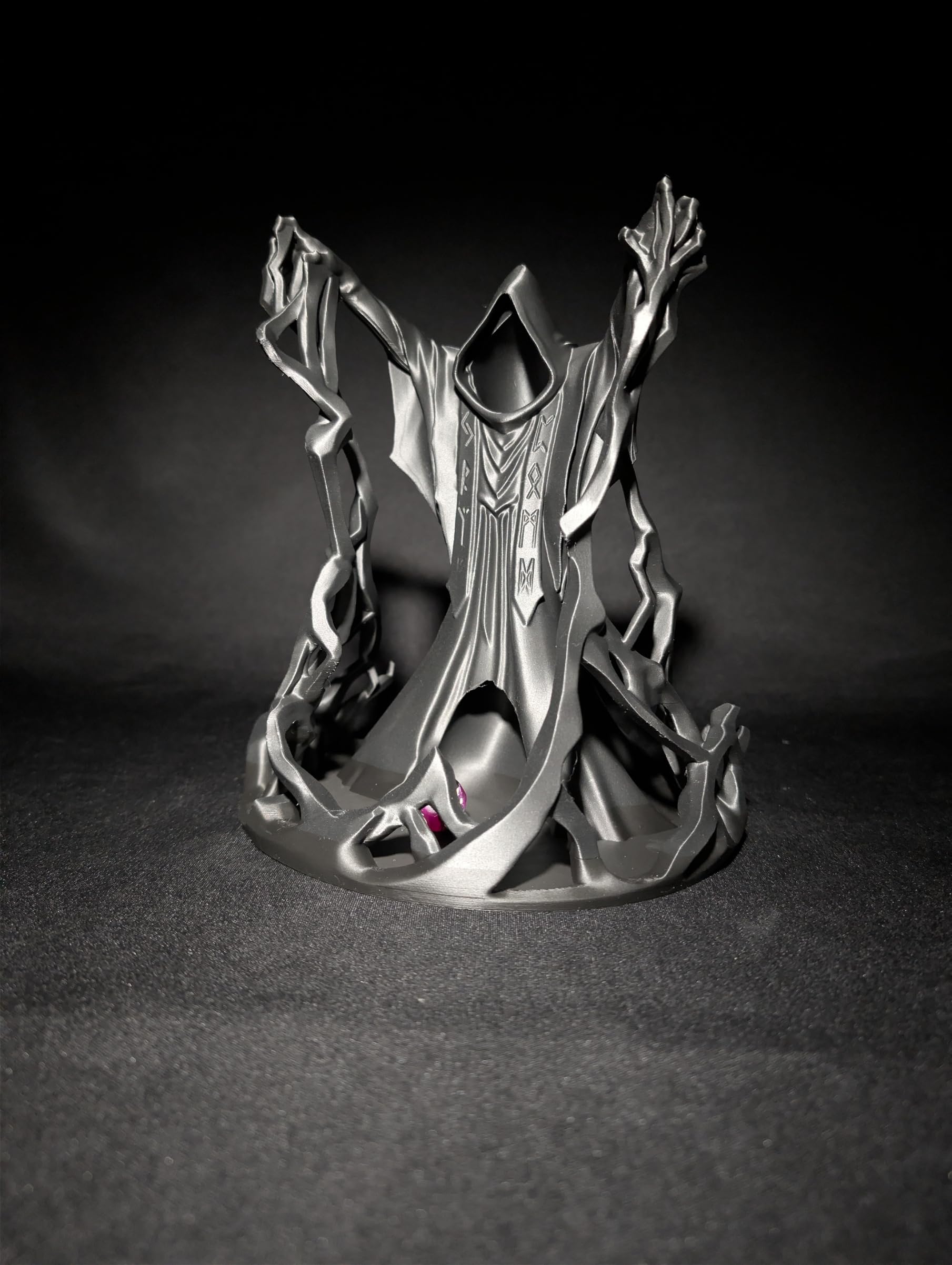 Mage Noir Dice Tower, Tour à Dés avec Invocateur de Tempêtes, 166 mm