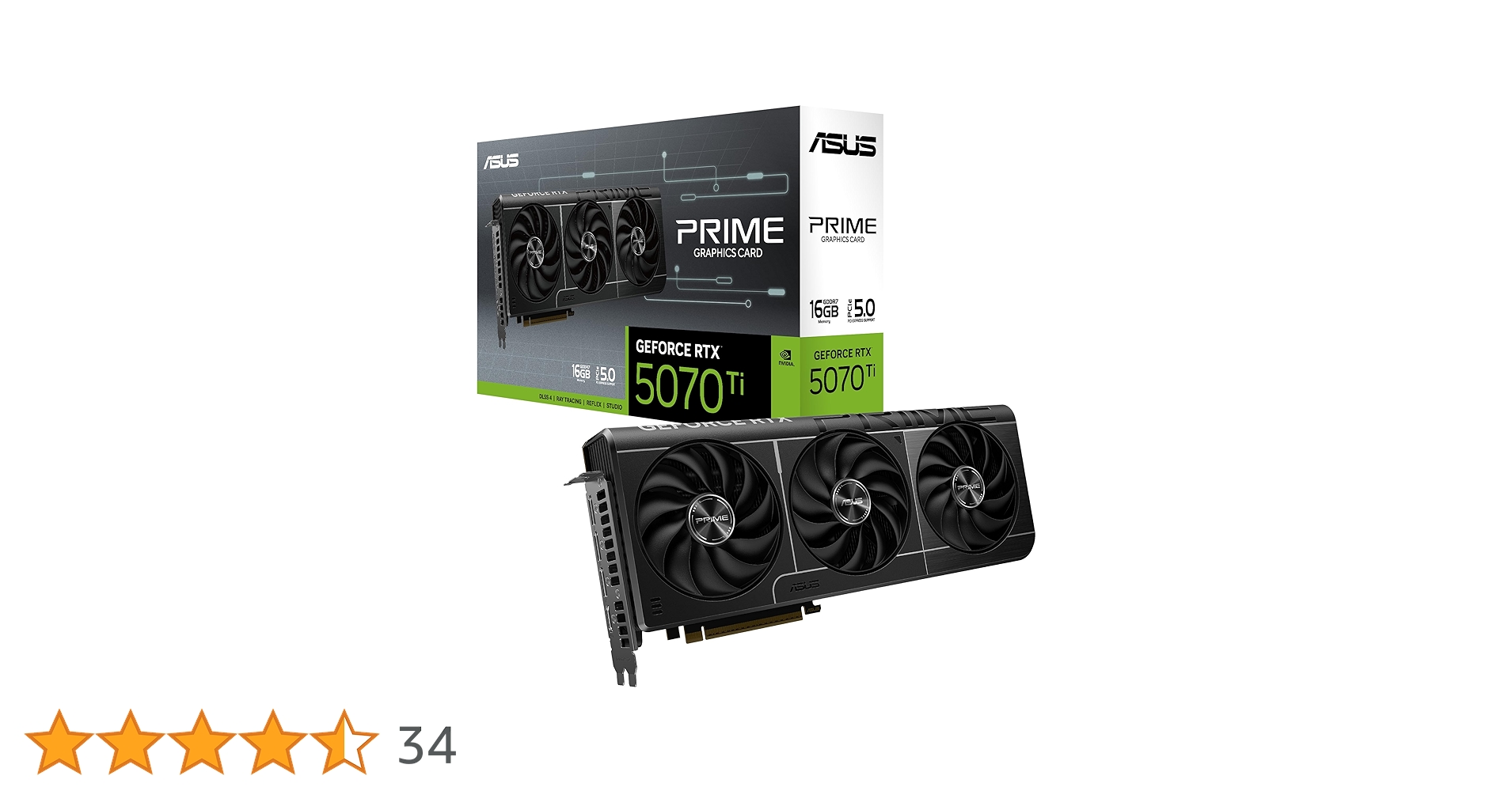 ASUS NVIDIA GeForce RTX 5070Ti ビデオカード ASUS TUF Gaming GeForce RTX™ 5070 Ti 16GB GDDR7