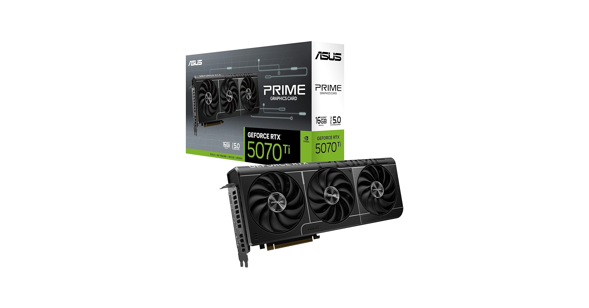Amazon.com: ASUS Prime RTX5070 Ti, PCIe5, 16GB DDR7, HDMI, 3