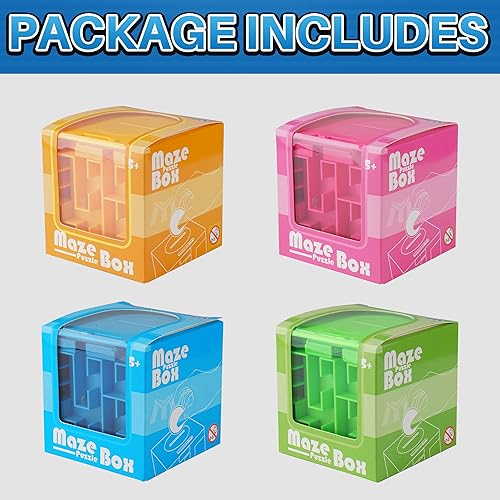 Miniatura 6 de Paquete de 4 cajas de regalo de rompecabezas de laberinto de dinero, rompecabezas perfecto para dinero y rompecabezas para niños y adultos
