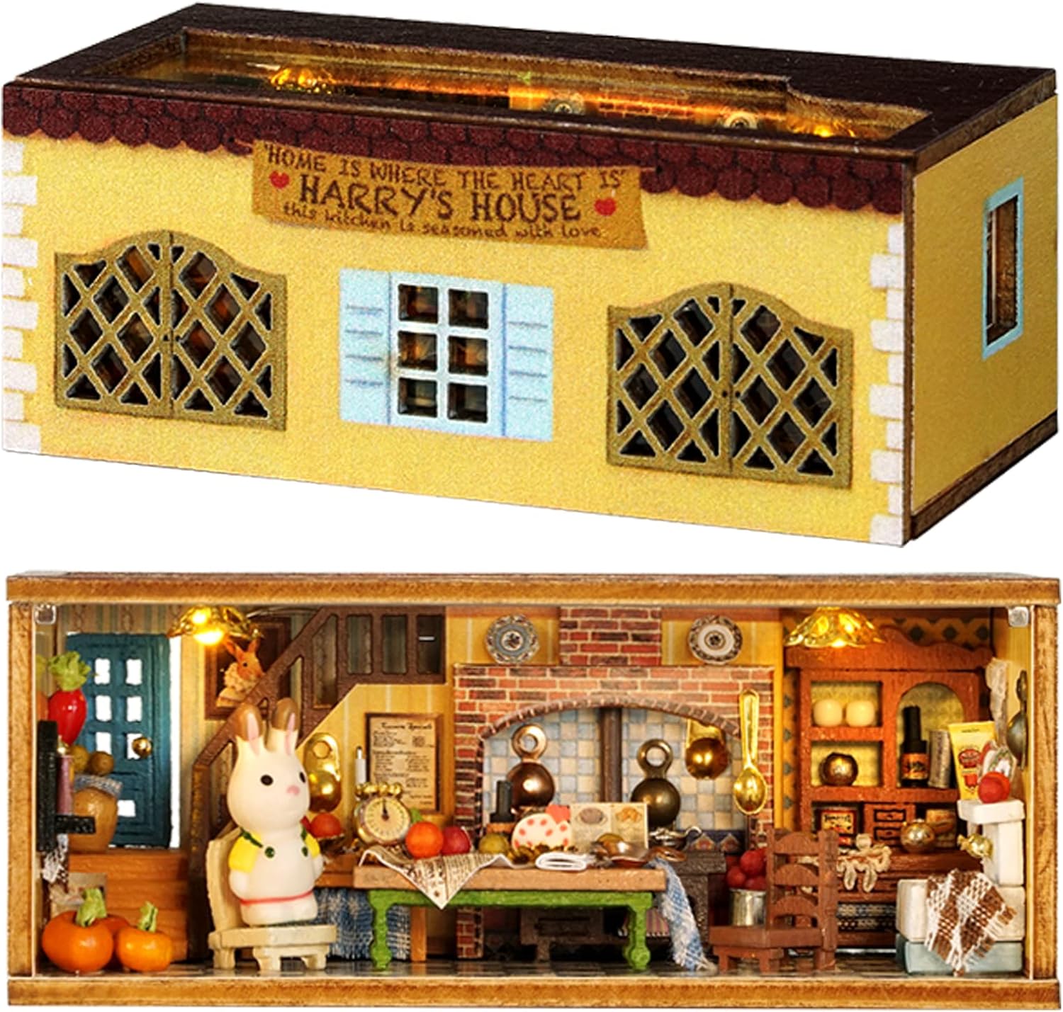 Kit de casa de muñecas en miniatura de bricolaje Ecuador Ubuy