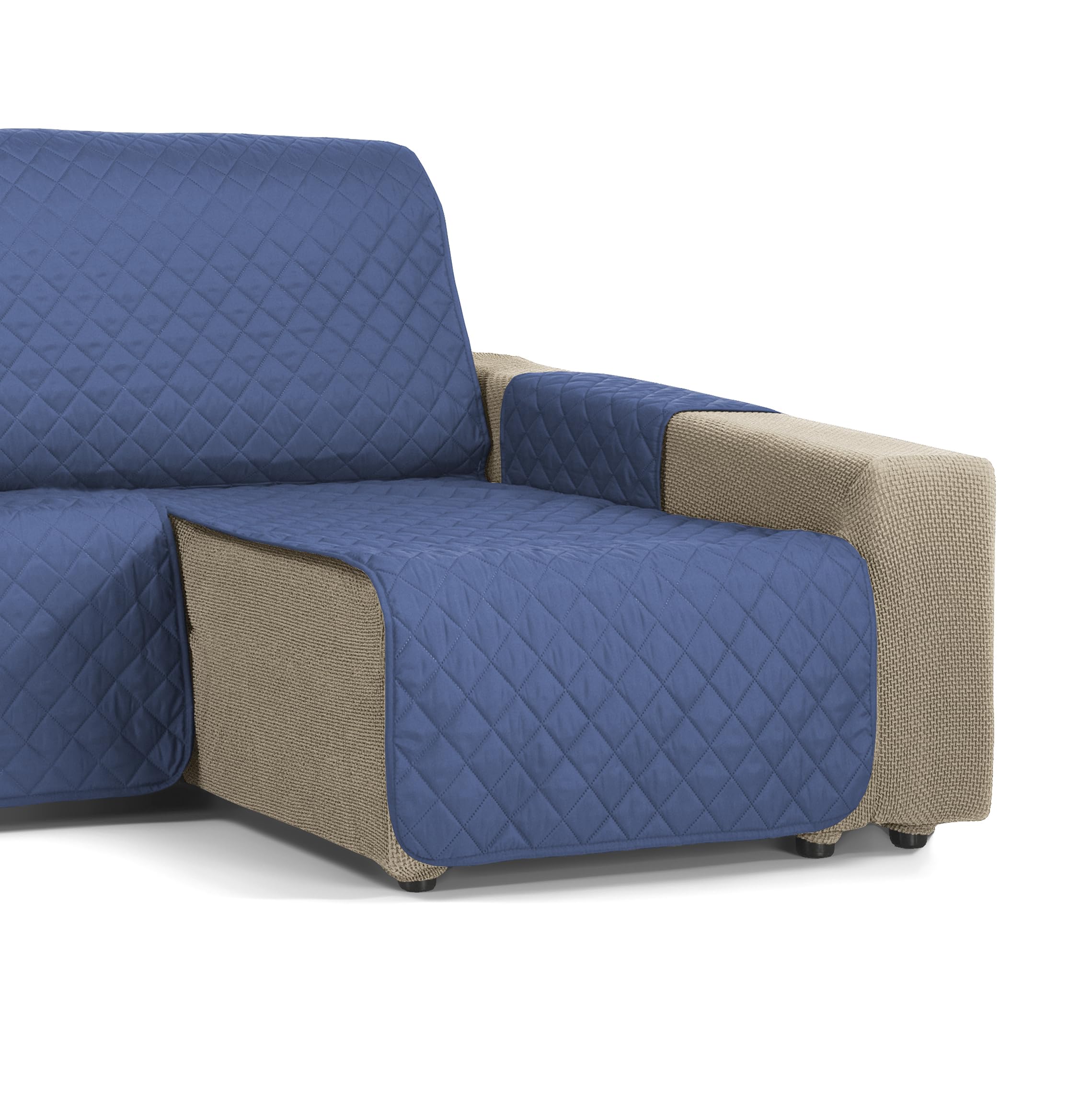 Martina Home Chaise Longue Padded Amber, 280 cm, Blue