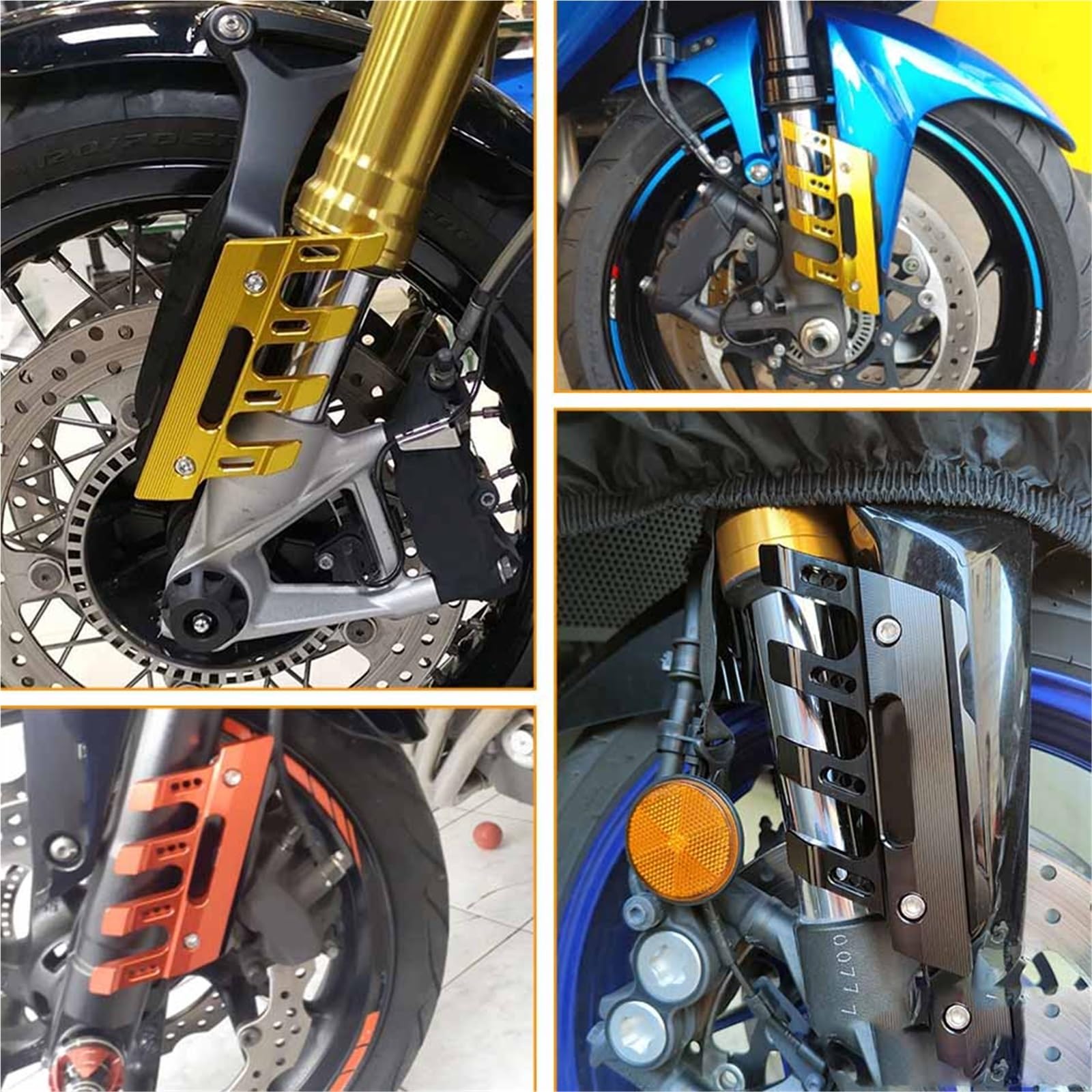 Per Yamaha XT1200Z/E Super Tenere Moto Parafango Forcella Anteriore Protezione Della Blocco Anti-caduta Slider Accessori