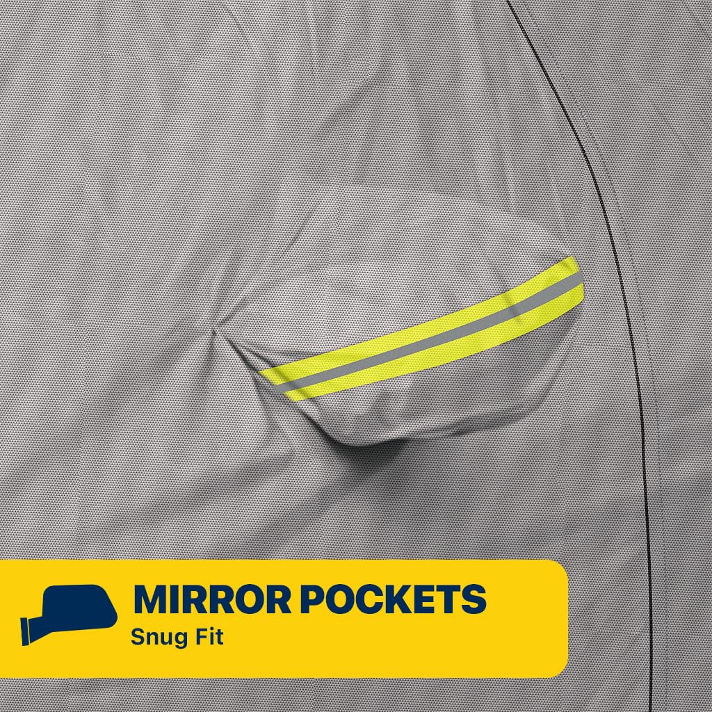 Seal Skin Covers Waterproof Car Cover for Sedan All Weather UV Protection Windproof Straps Dustproof Soft Cotton Lining — view 6