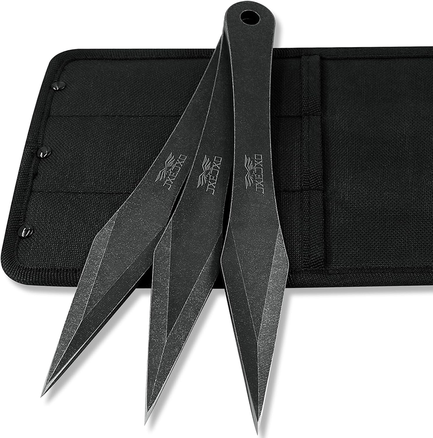 JXE JXO Throwing Spikes, 3Pack 9.4" Stainless Steel No Spin Throwing