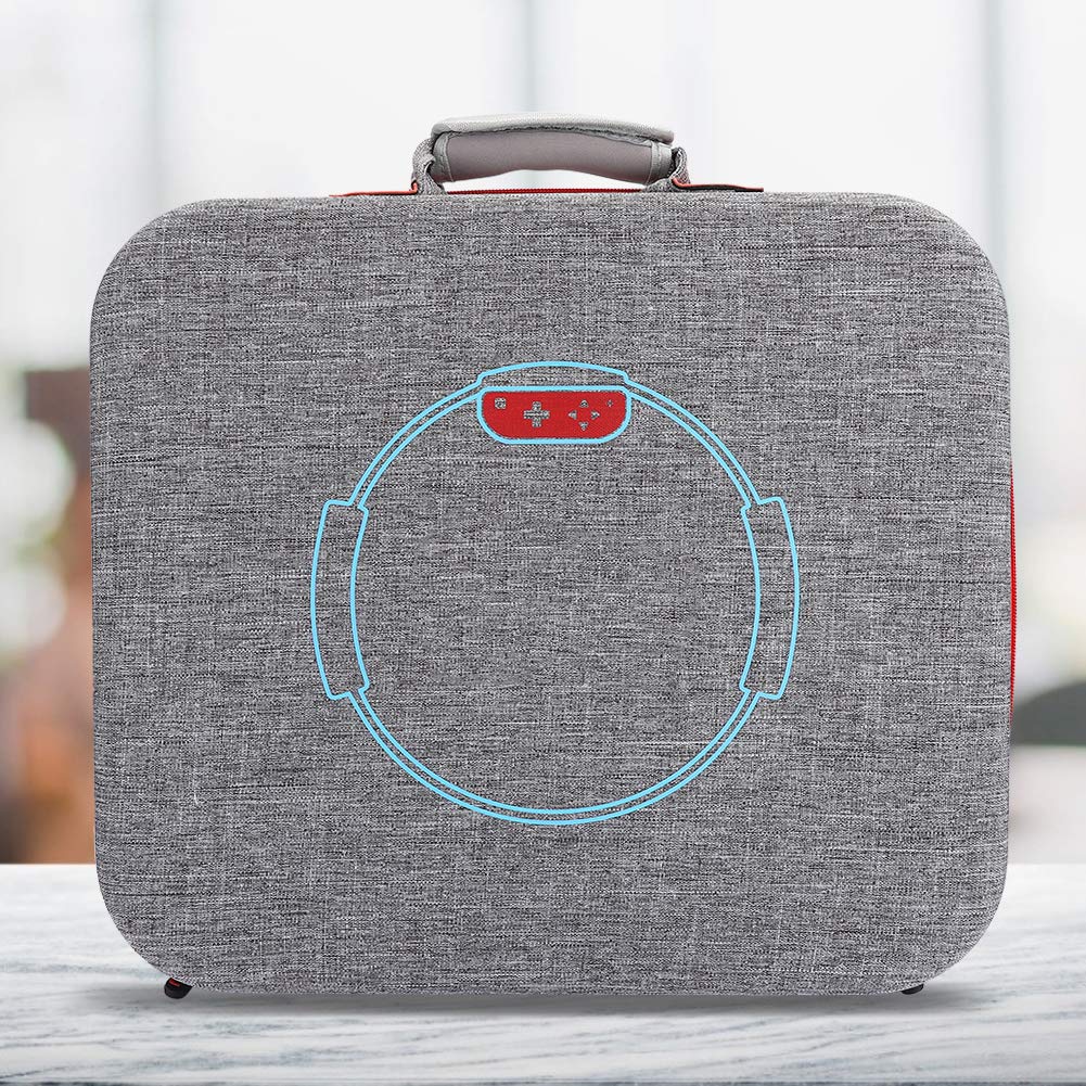 Ejoyous Borsa a Tracolla Portatile per Macchina da Gioco EVA, Borsa Multifunzione per Macchina da Gioco per Host e Base per Anello Fitness, Tracolla, Protezione Antigraffio per i Viaggi