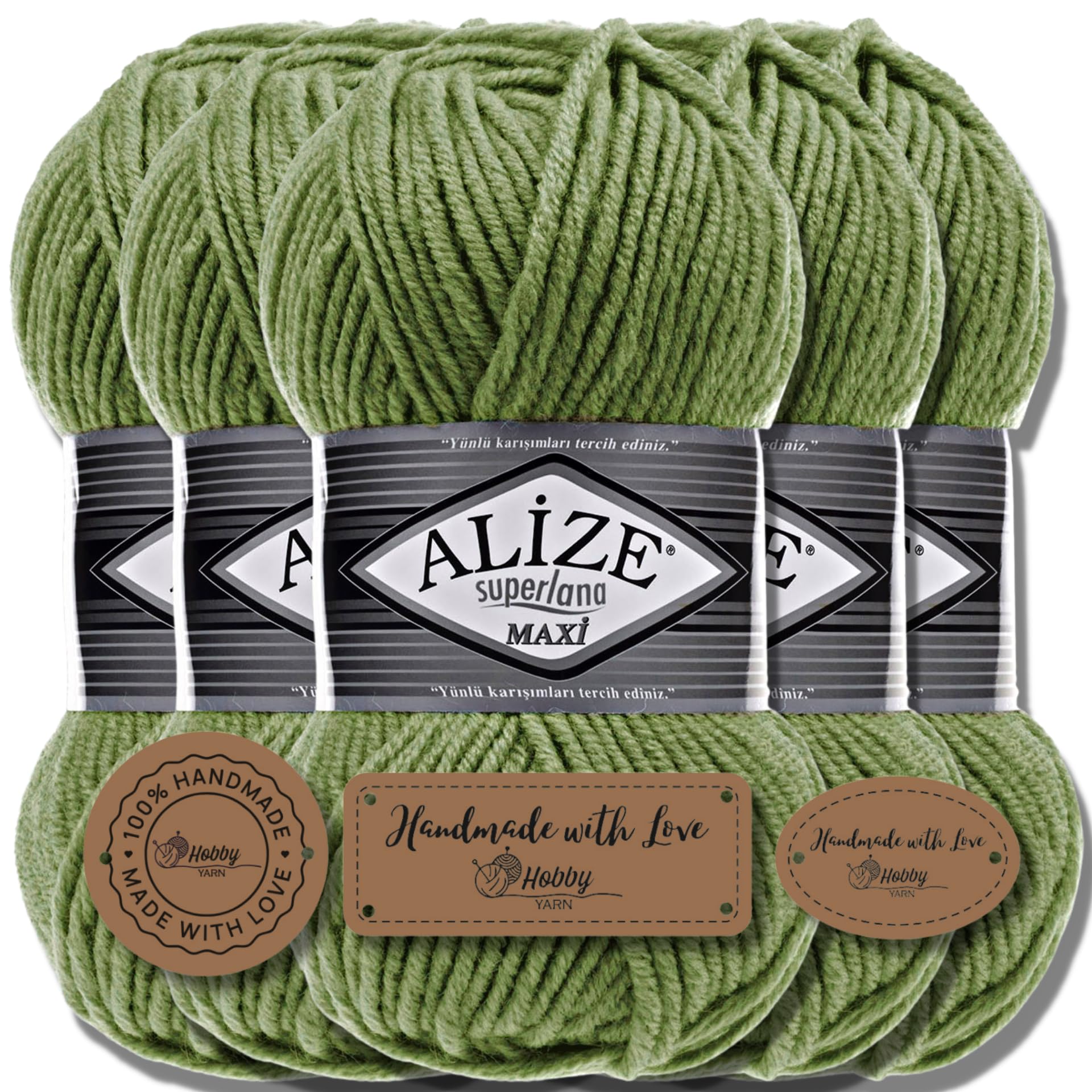 Alize Baby Best Batik - 5 gomitoli da 100 g, filato turco adatto per bambini, tinta unita, adatto da lavorare a maglia e all'uncinetto, soffice (talco rosa | 185
