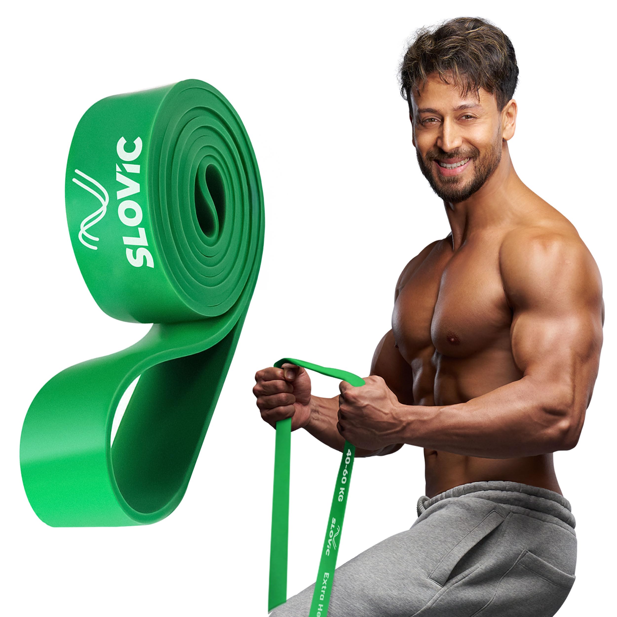 Slovic Resistance Bands for Workout | Resistance Band Set | Exercise Band for Home Gym Fitness | Pull Up Band | Loop Band | Stretching Band | Gym Band