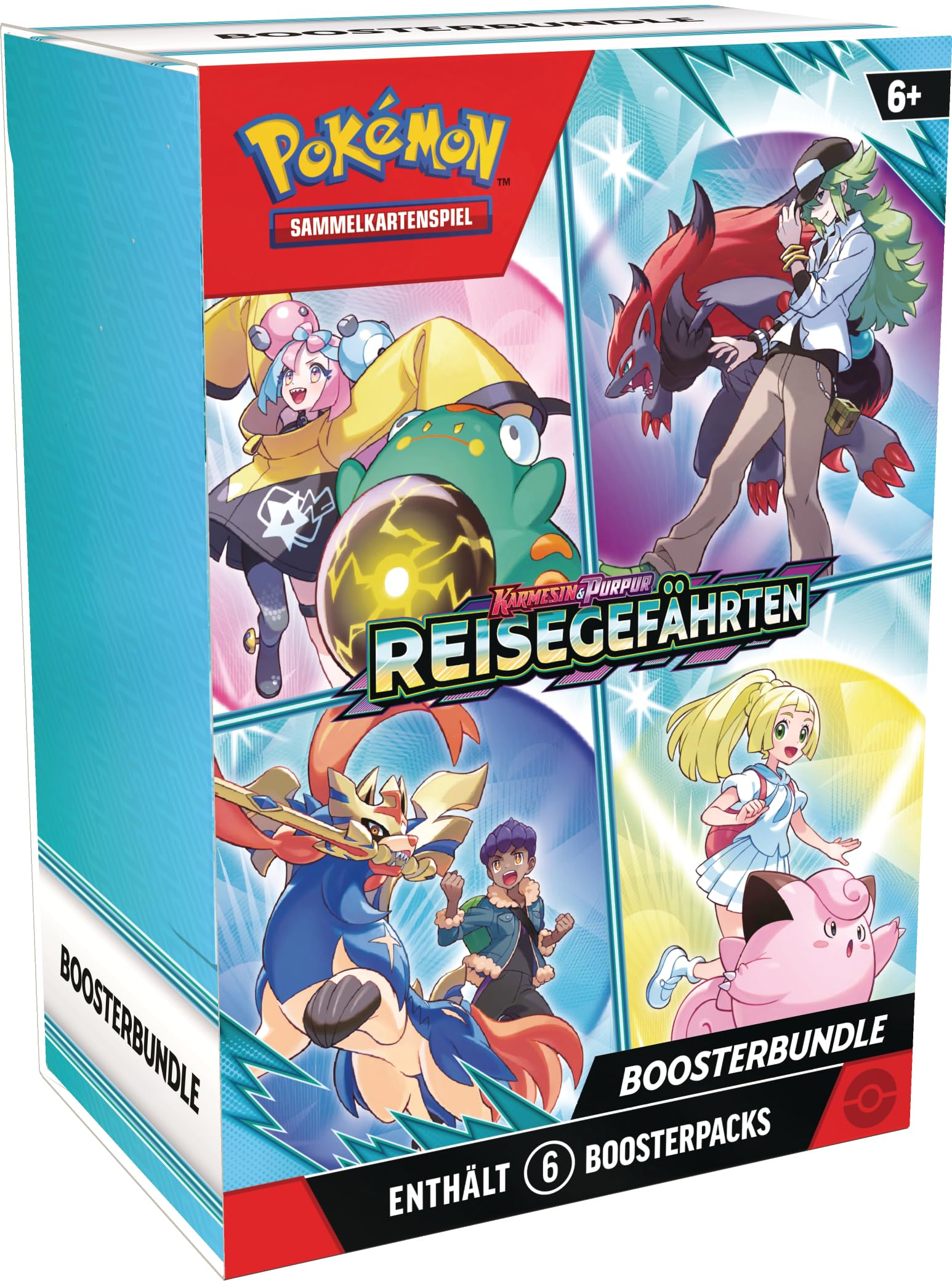 PokΓ©mon - Trading Card Game: Booster Bundle Crimson & Purple - Travel Companions (6 Booster Packs)