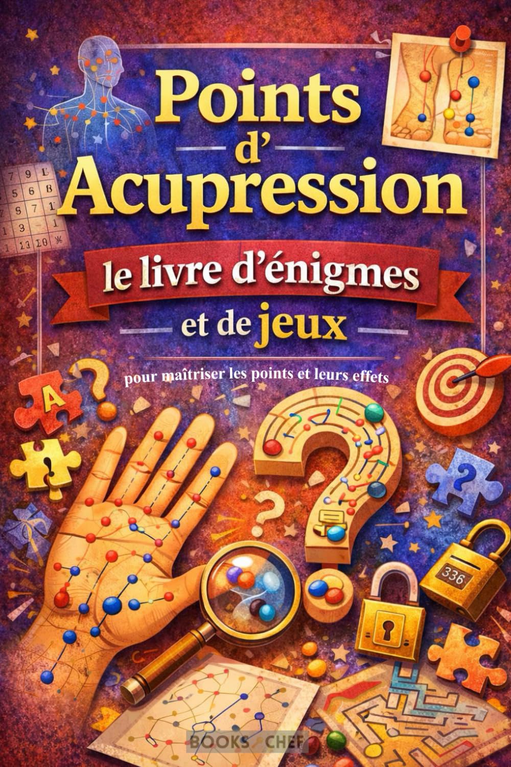 Points d’Acupression : le livre d’énigmes et de jeux pour maîtriser les points et leurs effets