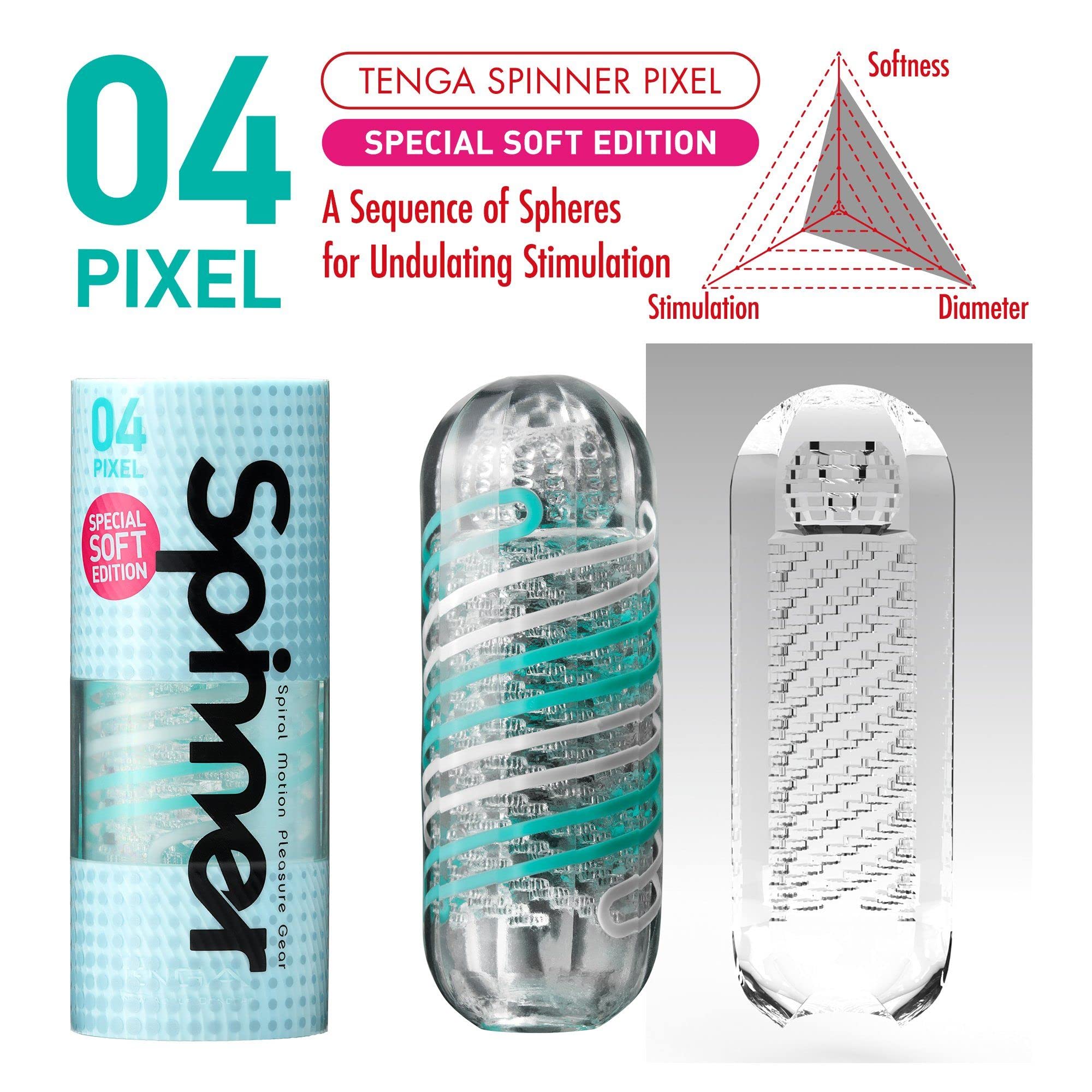 TENGA SPINNER 04 PIXEL SPECIAL SOFT EDITION