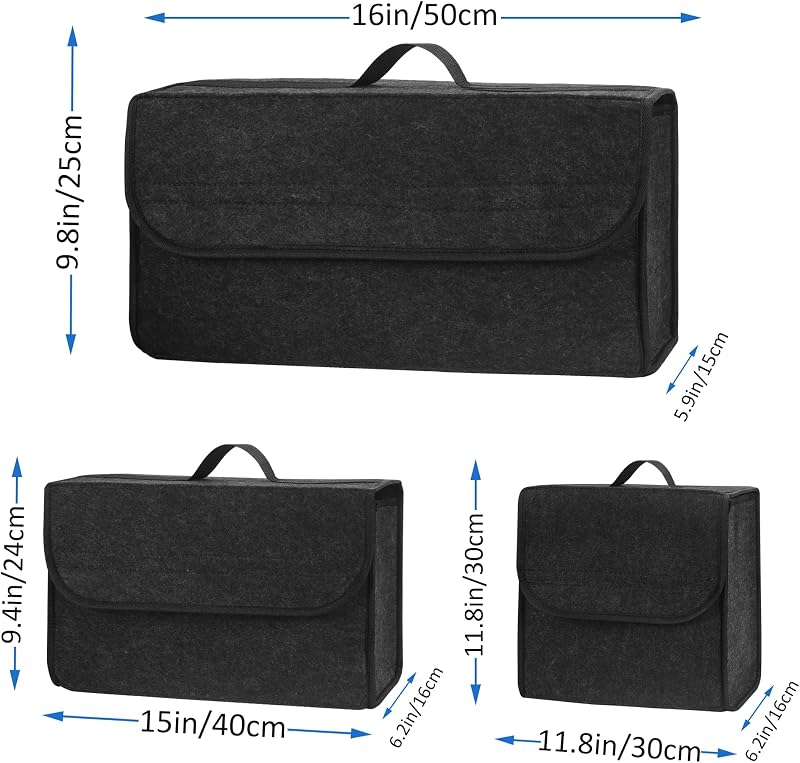 Einesin Autó Rendszerező Táska Filc Szerszámtartó Csomagtartó Organizer 40x15x25cm