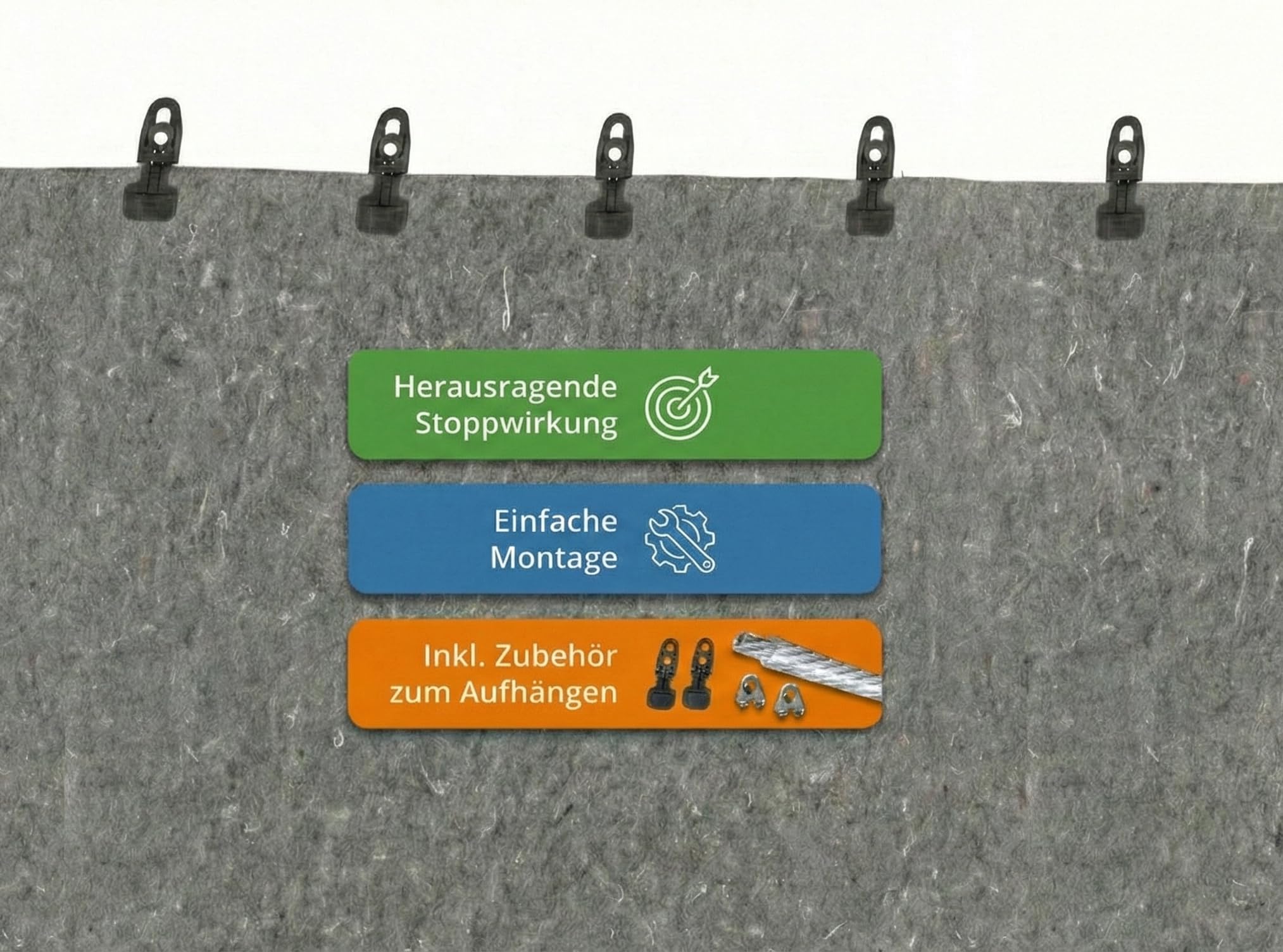 Pfeilfangmatte Max Hold - 4m (breit) x 2m (hoch)- inkl. Zubehör, Hocheffektiver und langelebiger Pfeilfang mit einfacher Montage
